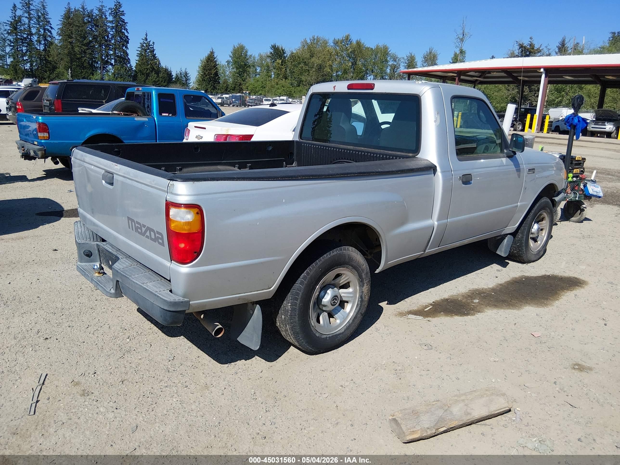2004 Mazda B2300   Silver vin: 4F4YR12D84TM09874