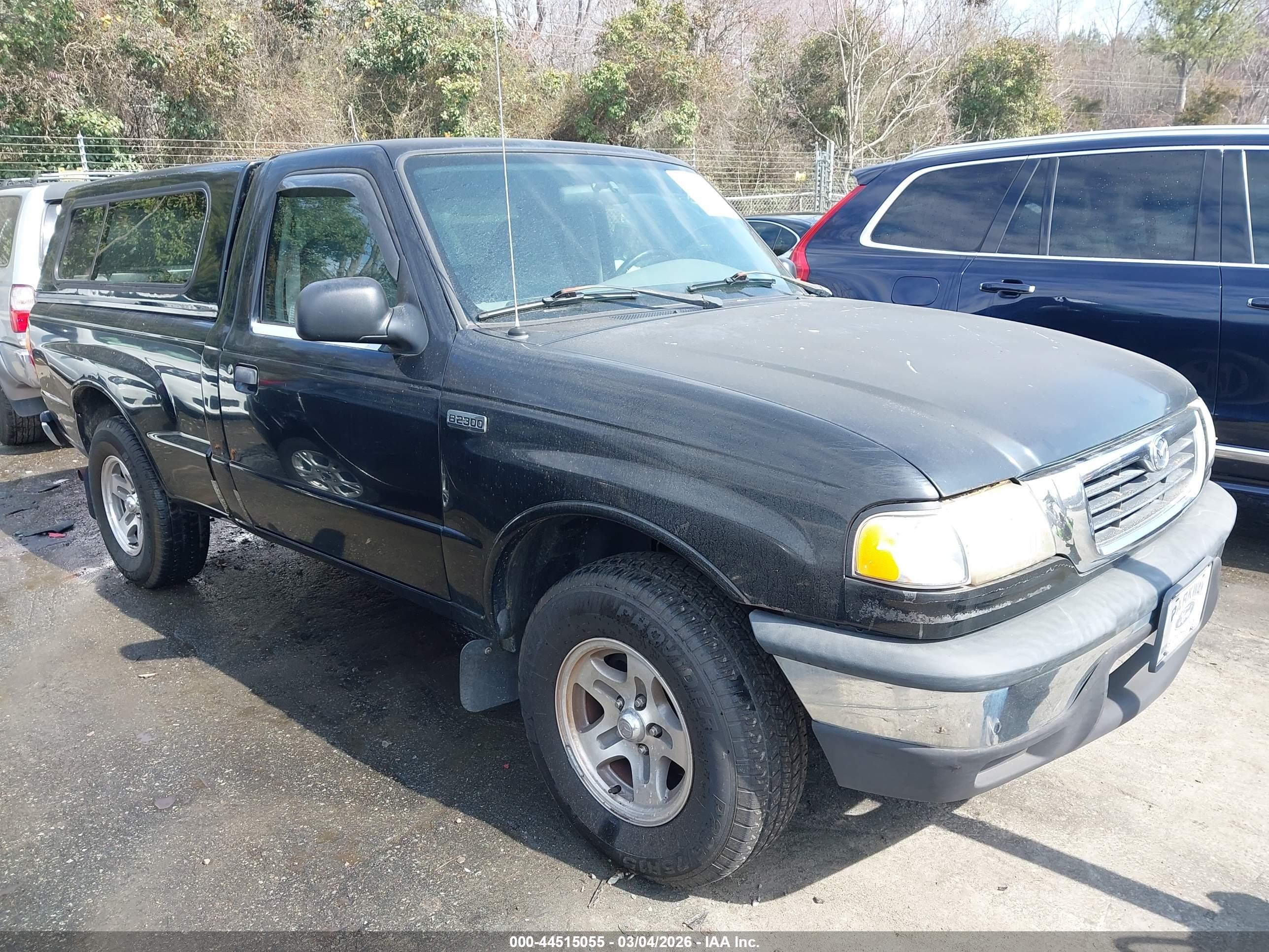 2001 Mazda B2300 Se/sx Black vin: 4F4YR12D91TM18823
