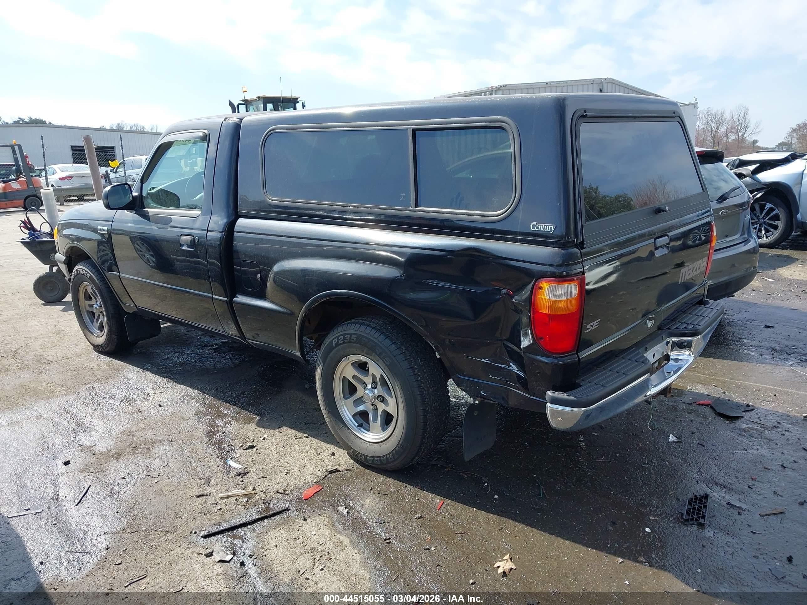 2001 Mazda B2300 Se/sx Black vin: 4F4YR12D91TM18823