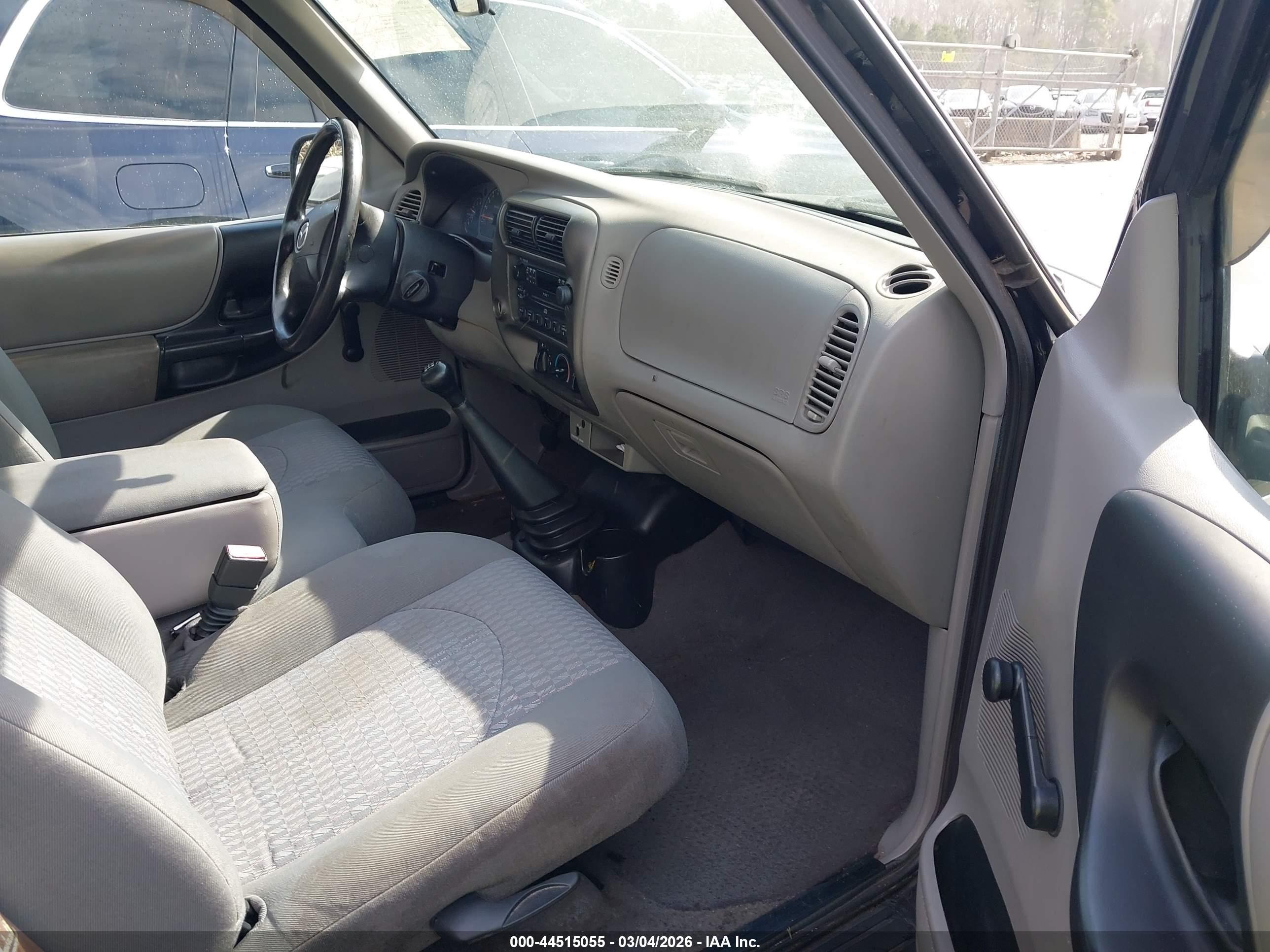 2001 Mazda B2300 Se/sx Black vin: 4F4YR12D91TM18823