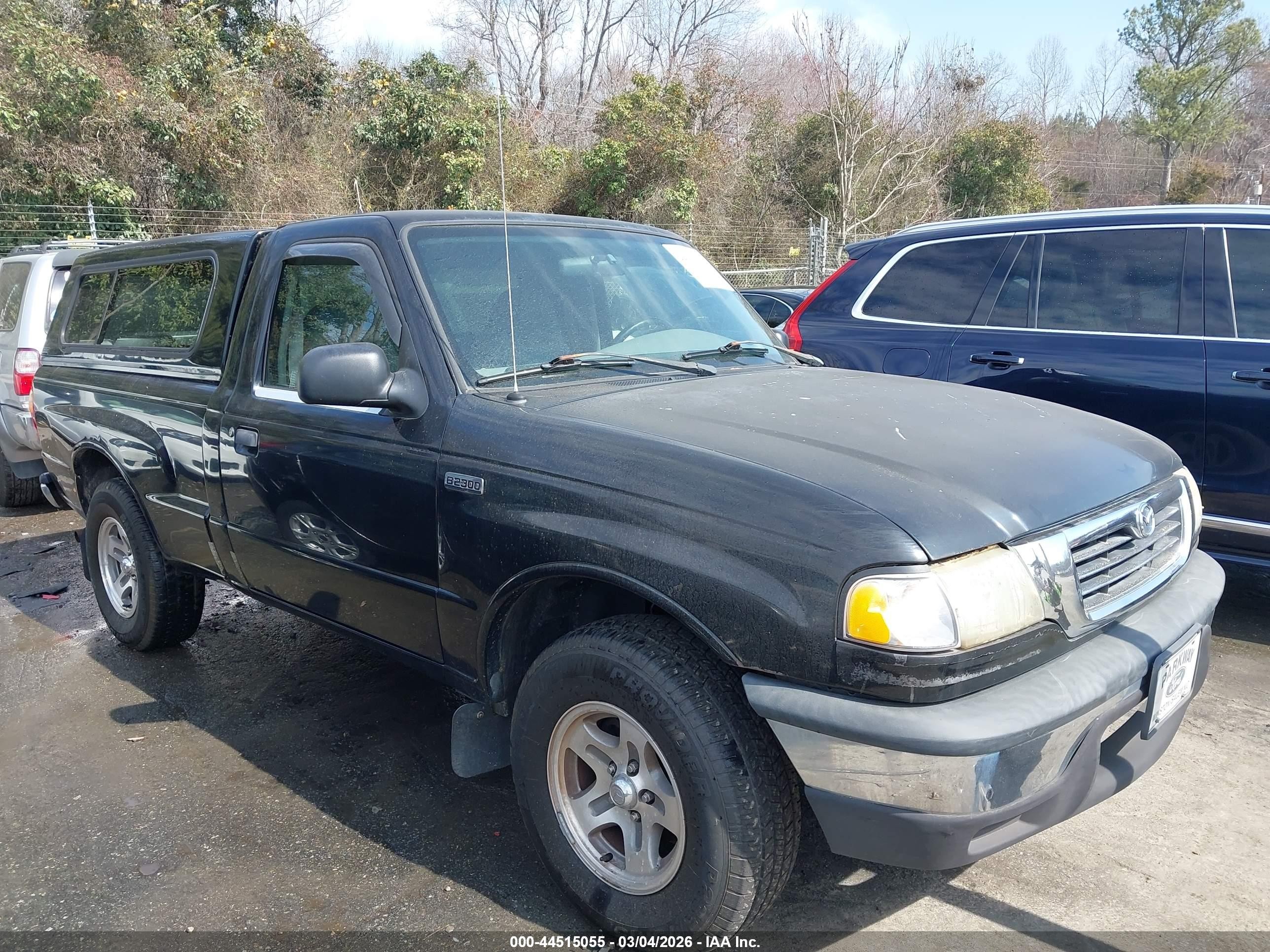 2001 Mazda B2300 Se/sx Black vin: 4F4YR12D91TM18823