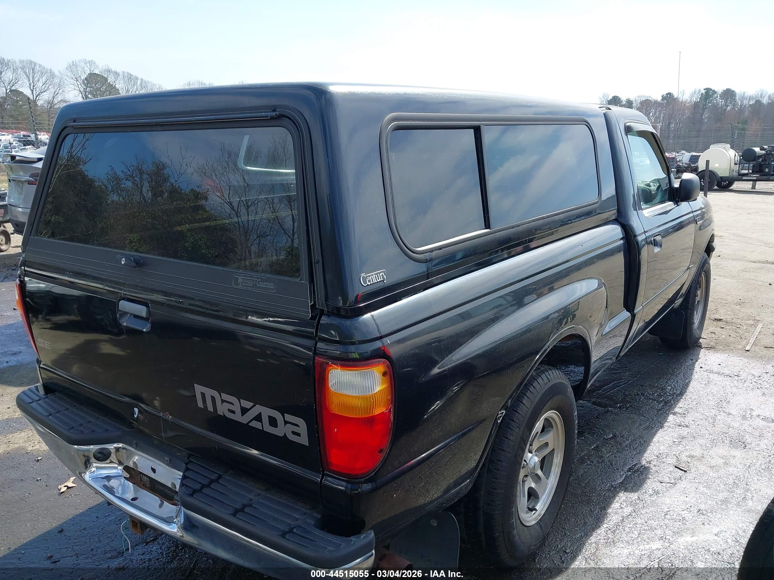 2001 Mazda B2300 Se/sx Black vin: 4F4YR12D91TM18823