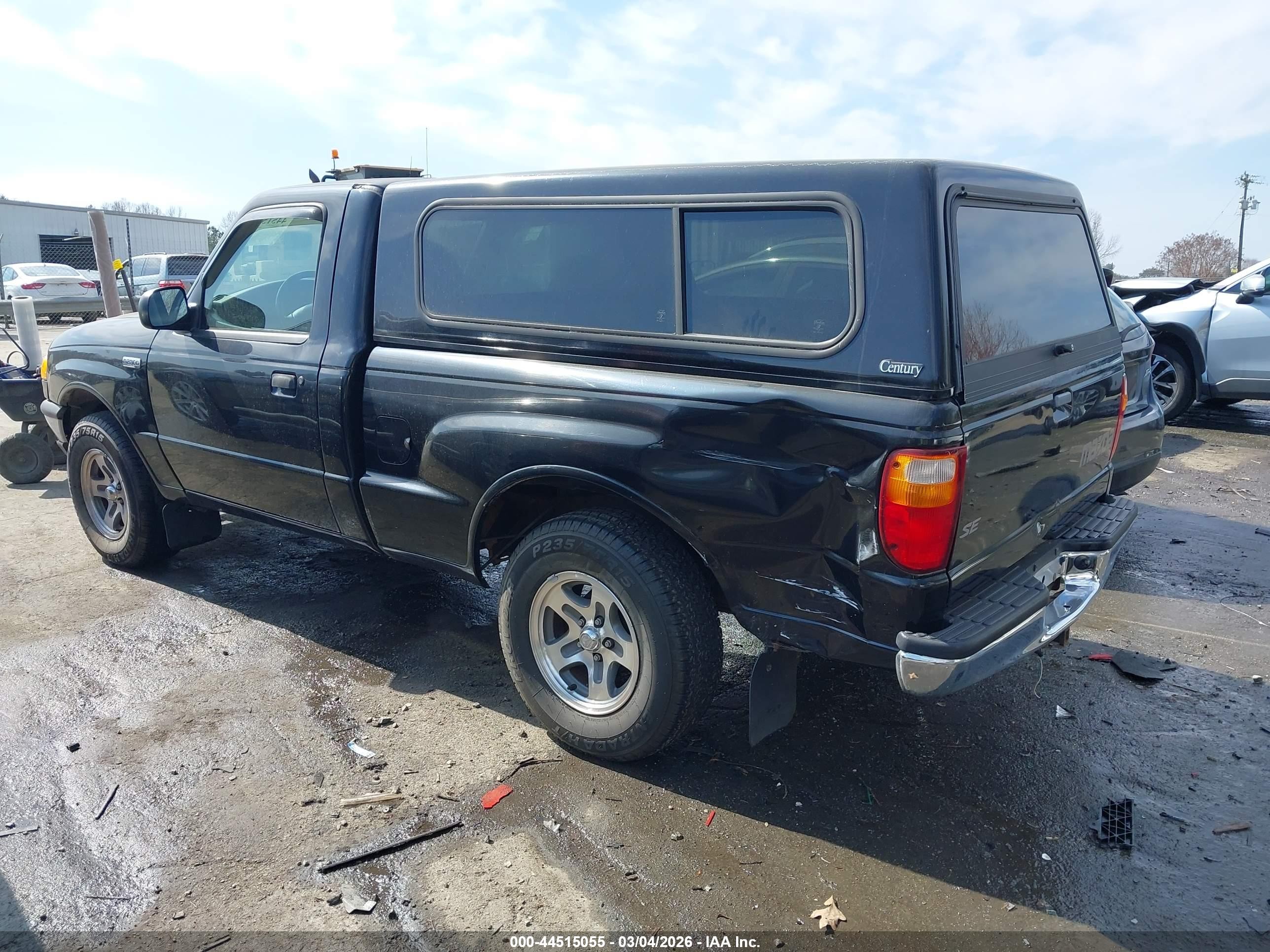 2001 Mazda B2300 Se/sx Black vin: 4F4YR12D91TM18823