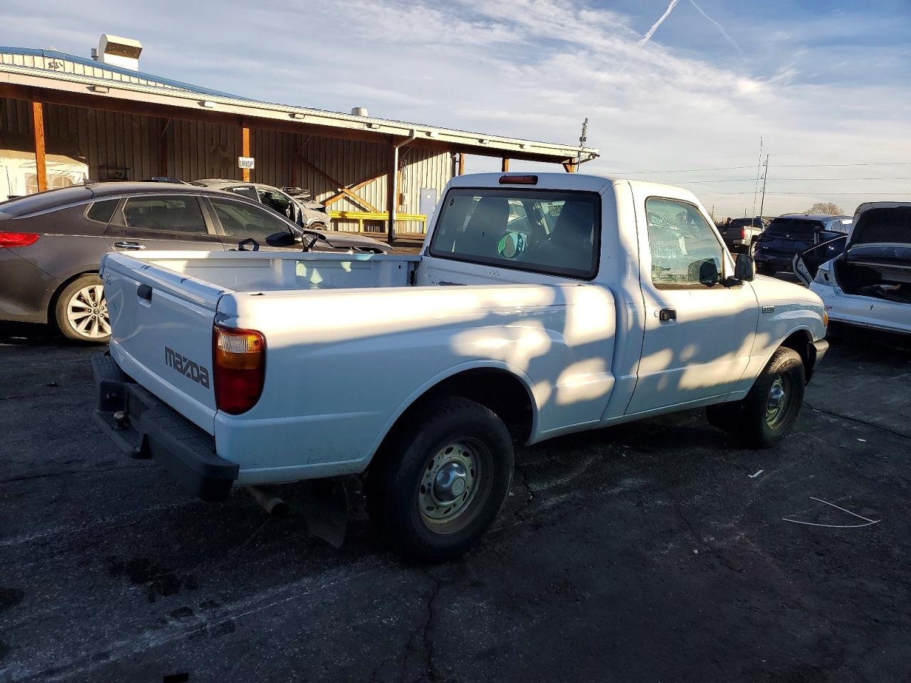 2004 Mazda B2300 White vin: 4F4YR12D94TM07521