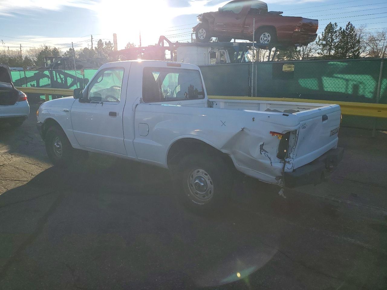 2004 Mazda B2300 White vin: 4F4YR12D94TM07521
