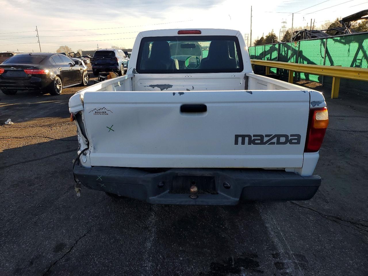2004 Mazda B2300 White vin: 4F4YR12D94TM07521