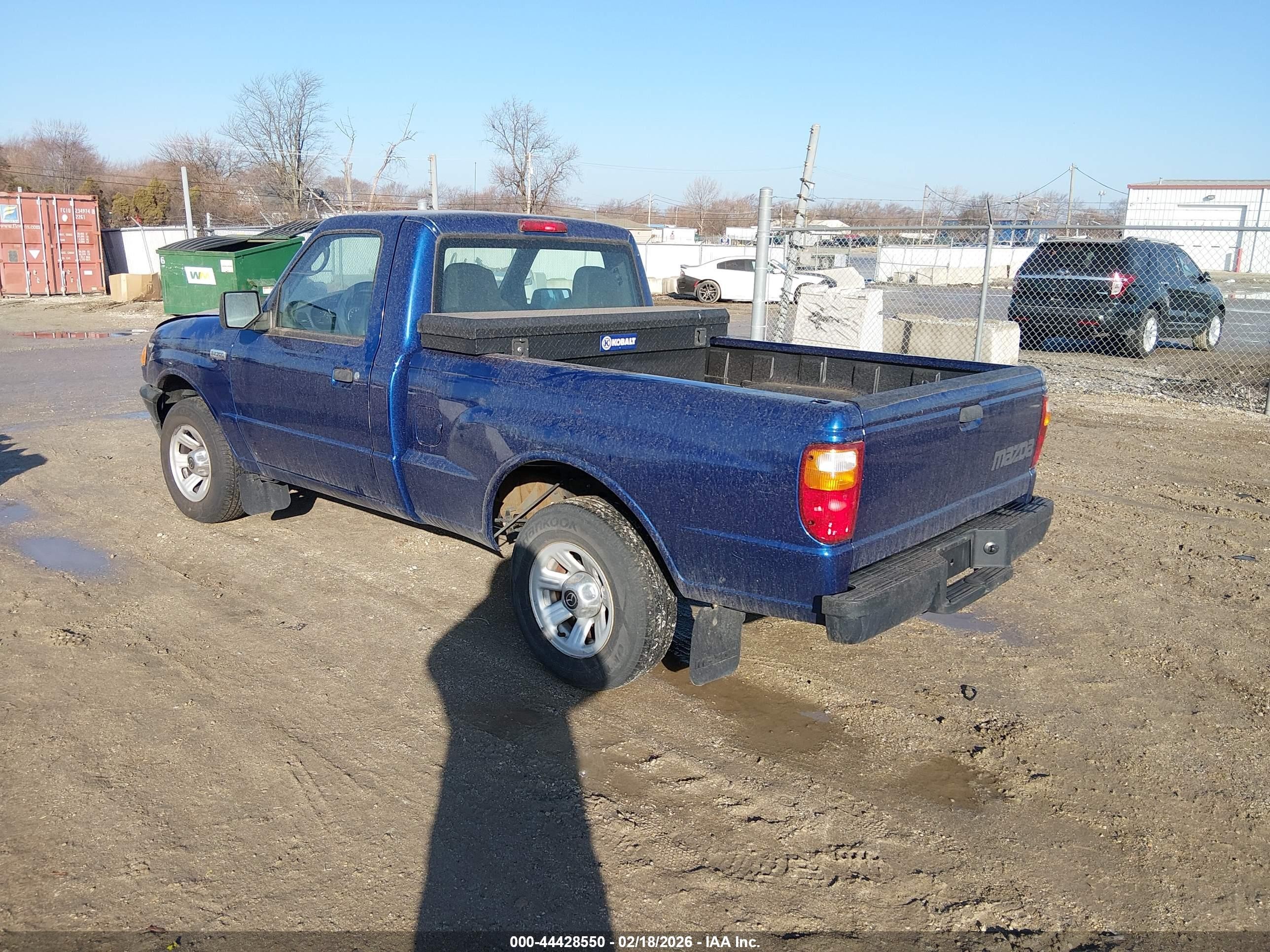 2008 Mazda B2300   Blue vin: 4F4YR12D98PM04200