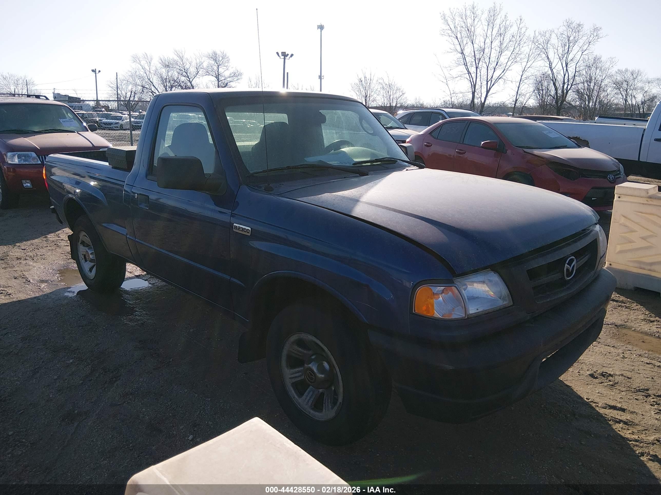2008 Mazda B2300   Синий vin: 4F4YR12D98PM04200