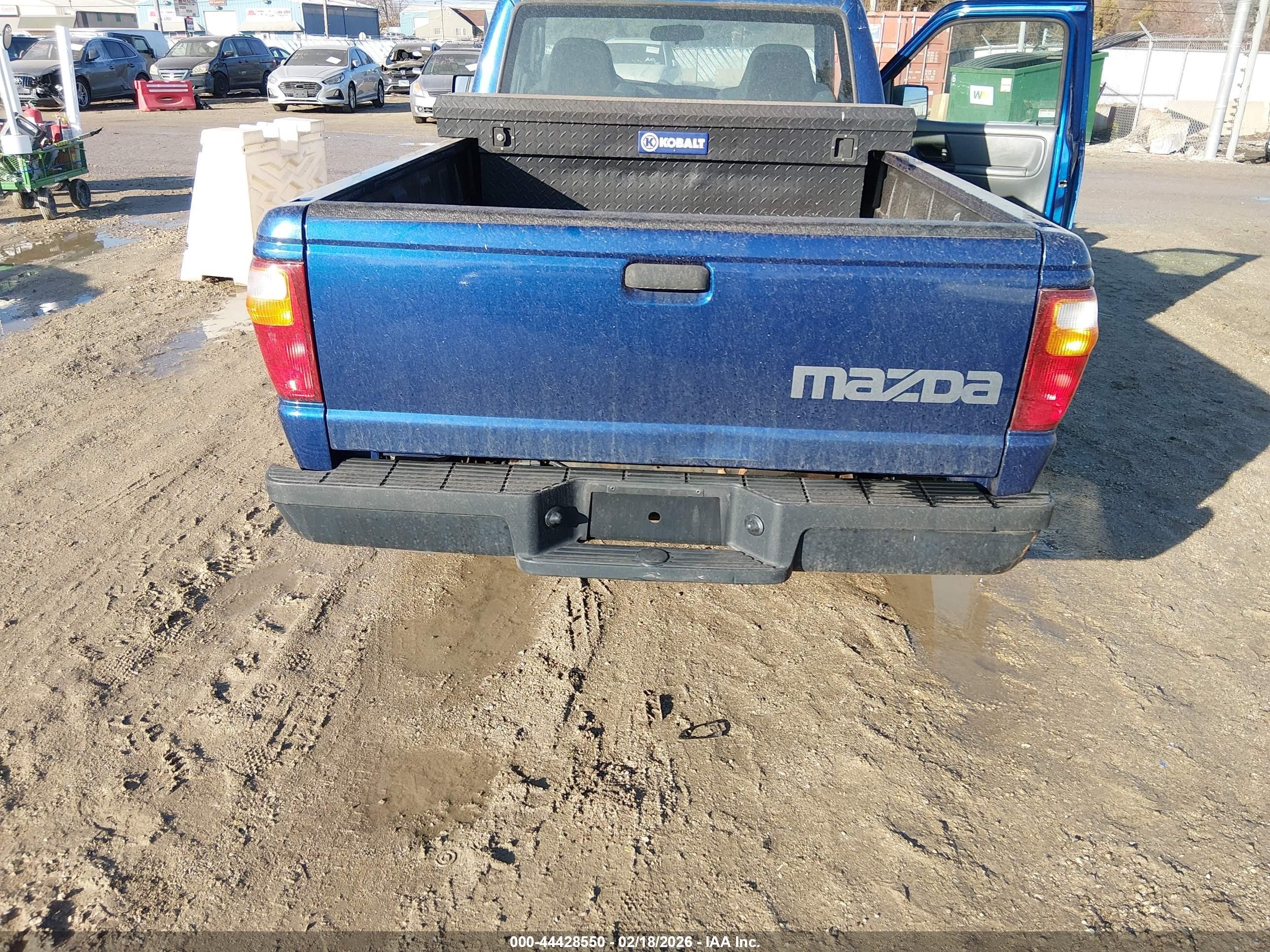 2008 Mazda B2300   Blue vin: 4F4YR12D98PM04200