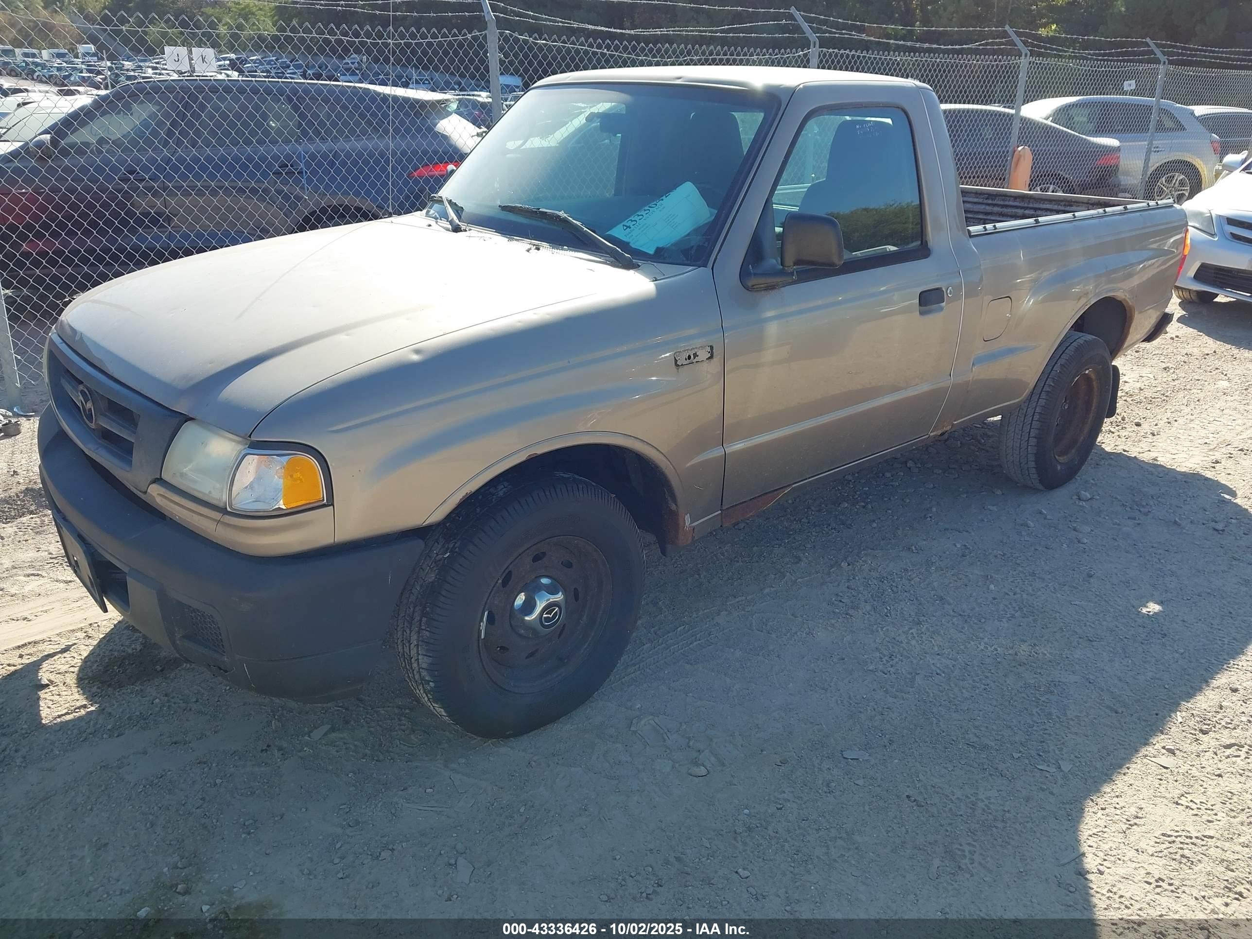 2004 Mazda B2300   Beige vin: 4F4YR12DX4TM00125