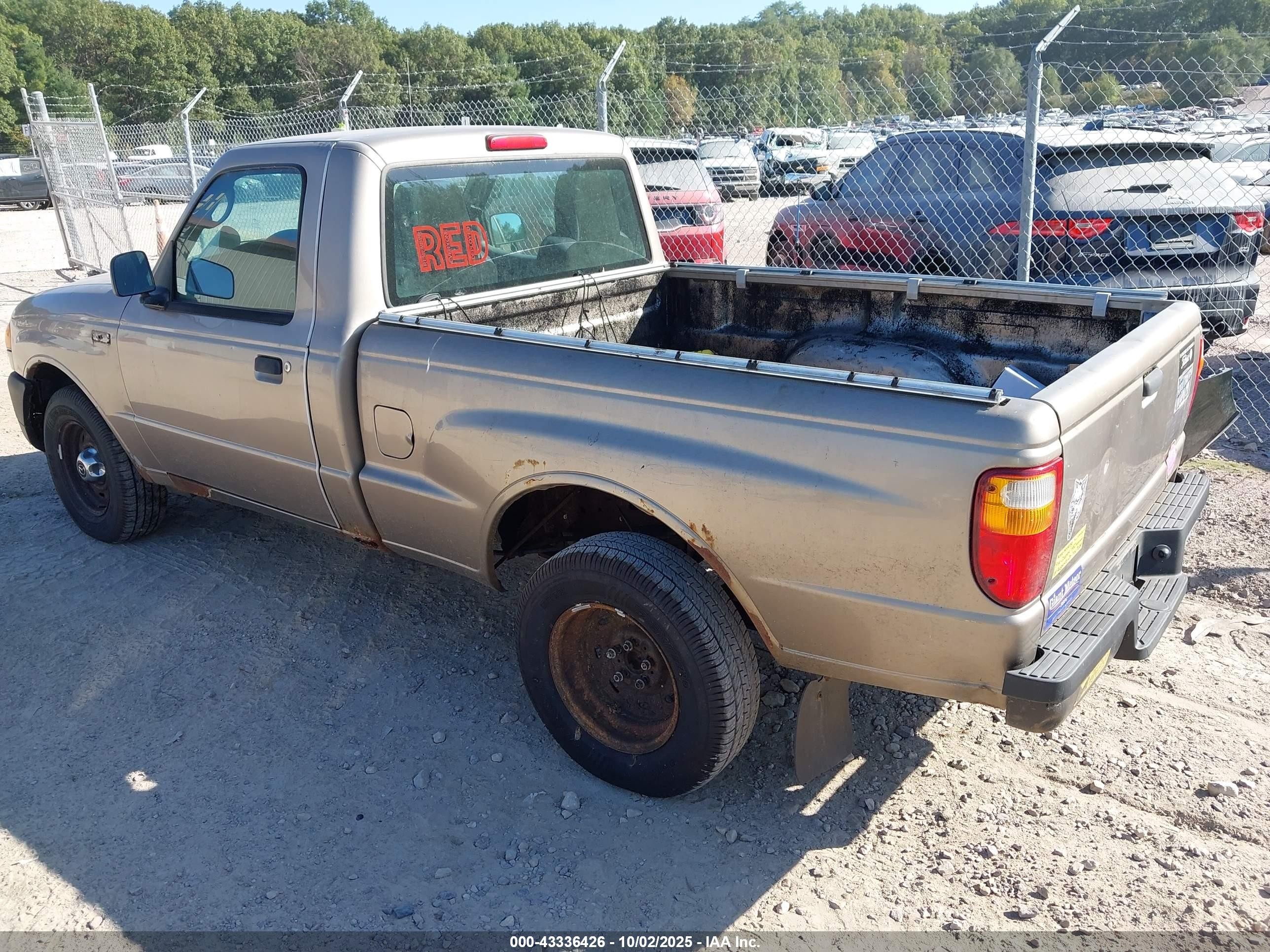 2004 Mazda B2300   Beige vin: 4F4YR12DX4TM00125