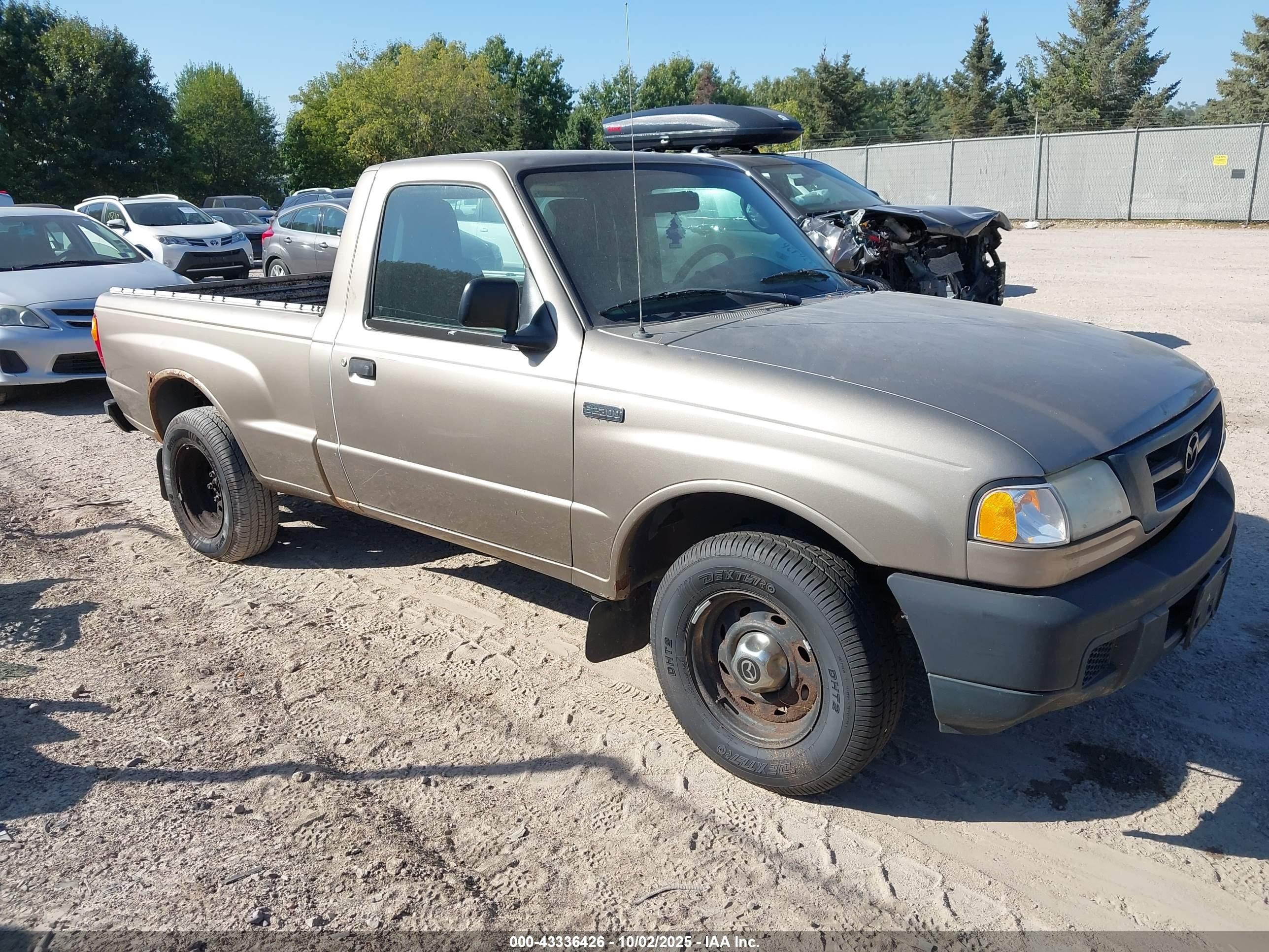 2004 Mazda B2300   Beige vin: 4F4YR12DX4TM00125