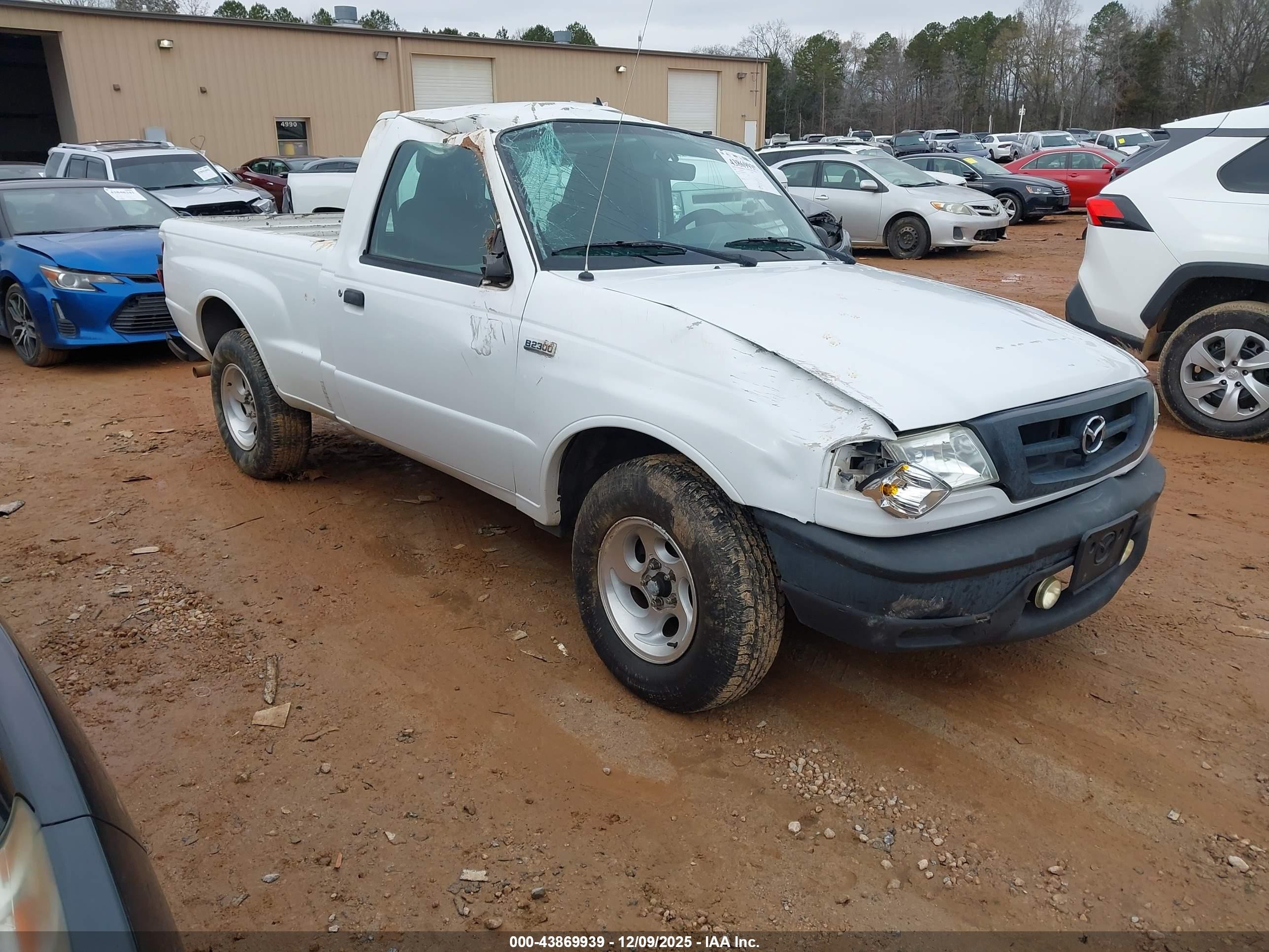 2004 Mazda B2300   White vin: 4F4YR12DX4TM04384