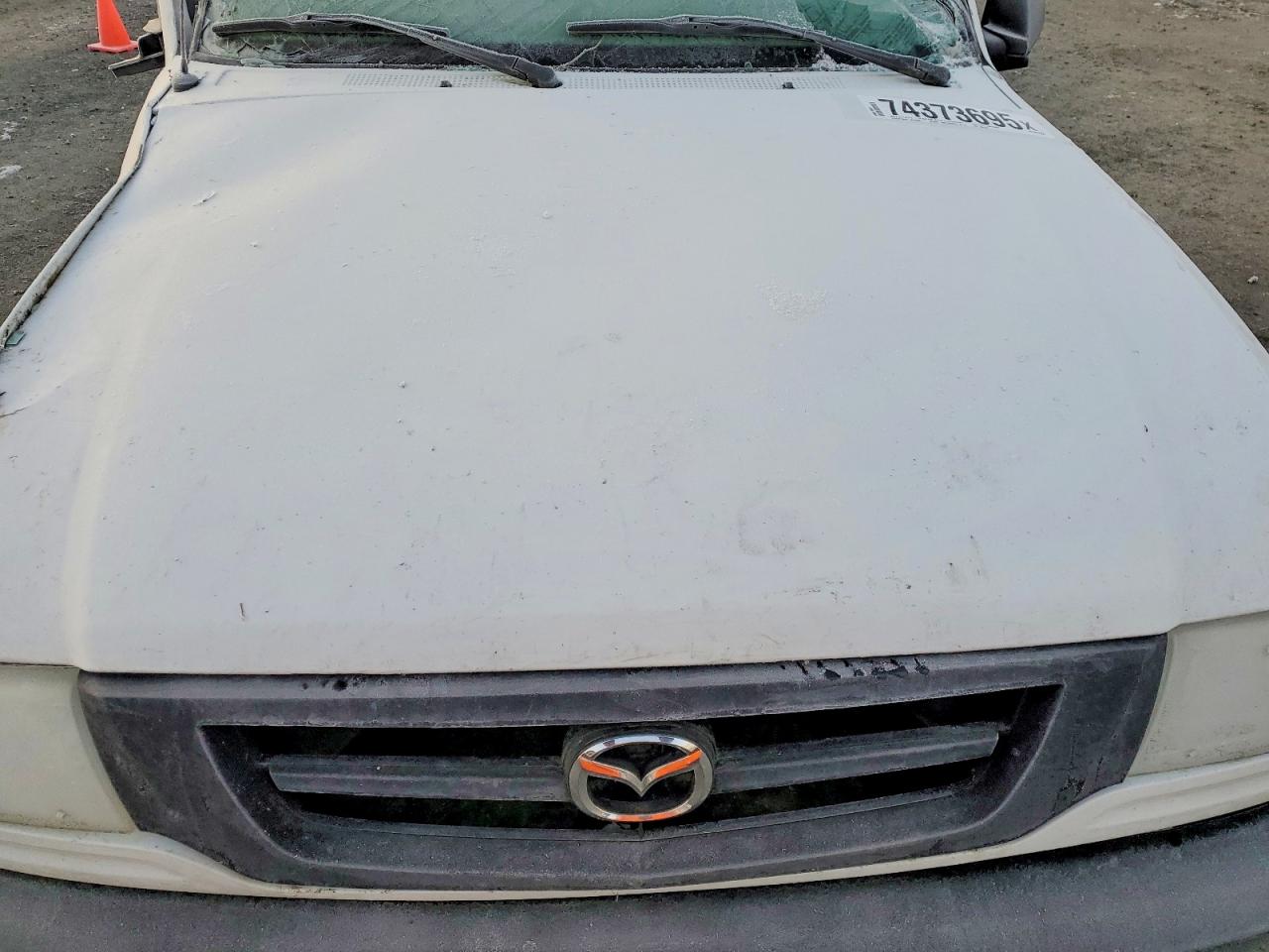 2008 Mazda B2300 White vin: 4F4YR12DX8PM02245