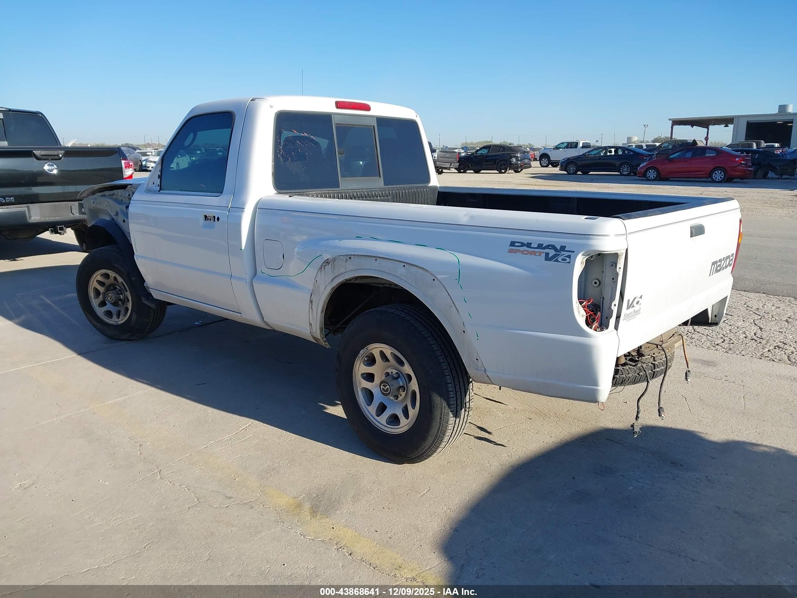 2006 Mazda B3000 Ds White vin: 4F4YR12U46PM00536