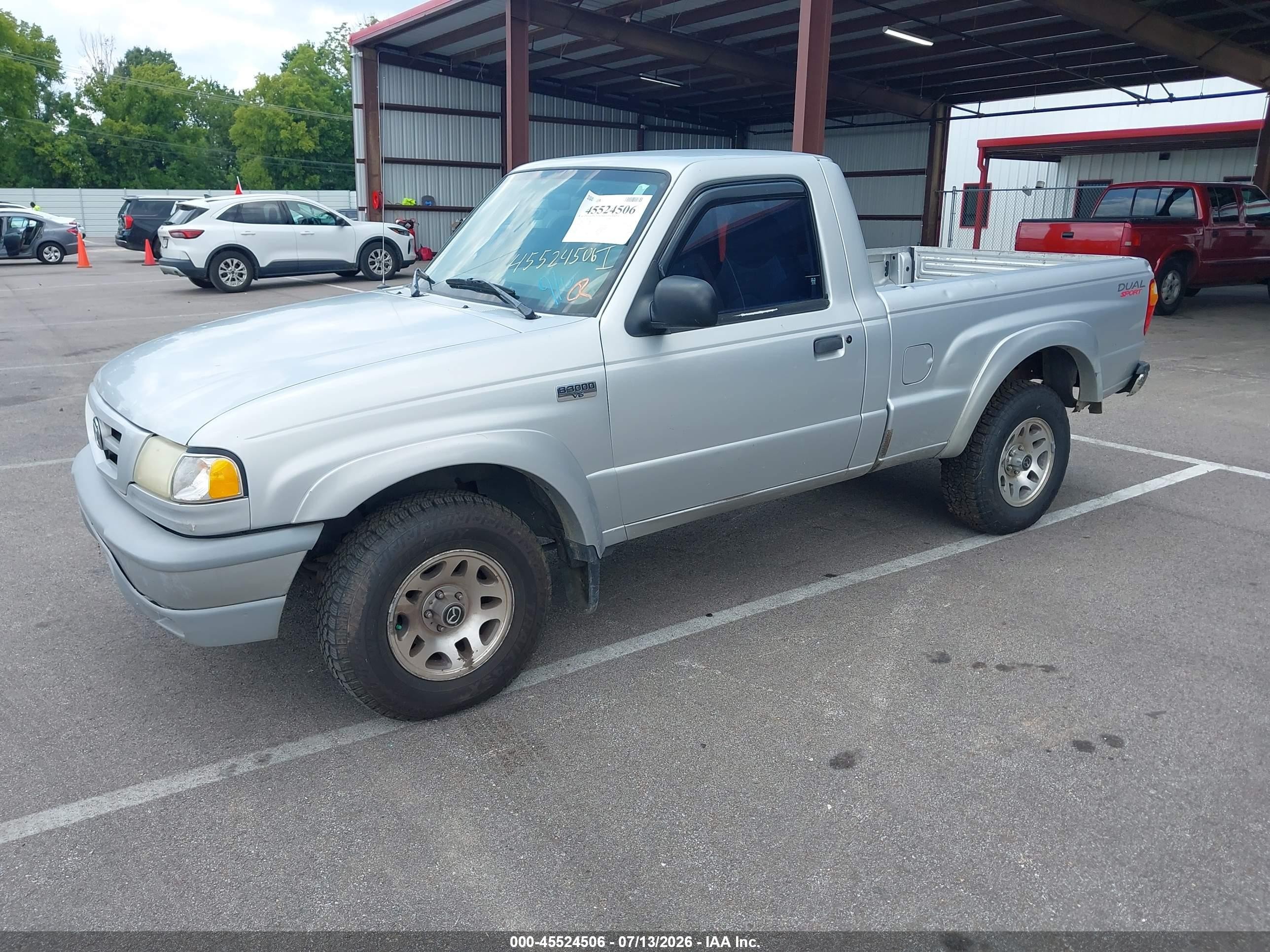 2002 Mazda B3000 Ds Silver vin: 4F4YR12U62TM18621