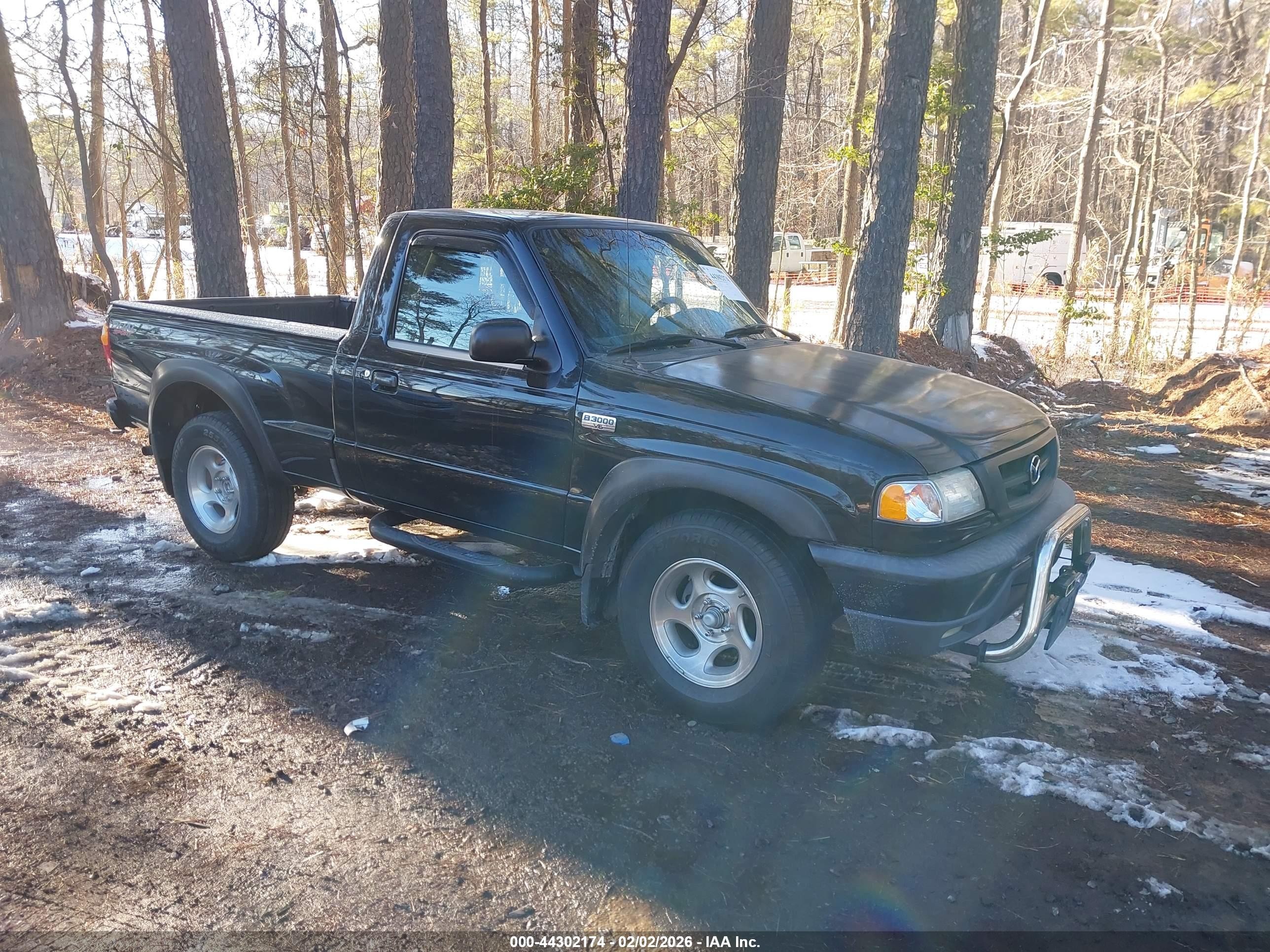 2004 Mazda B3000 Ds Черный vin: 4F4YR12U64TM01577