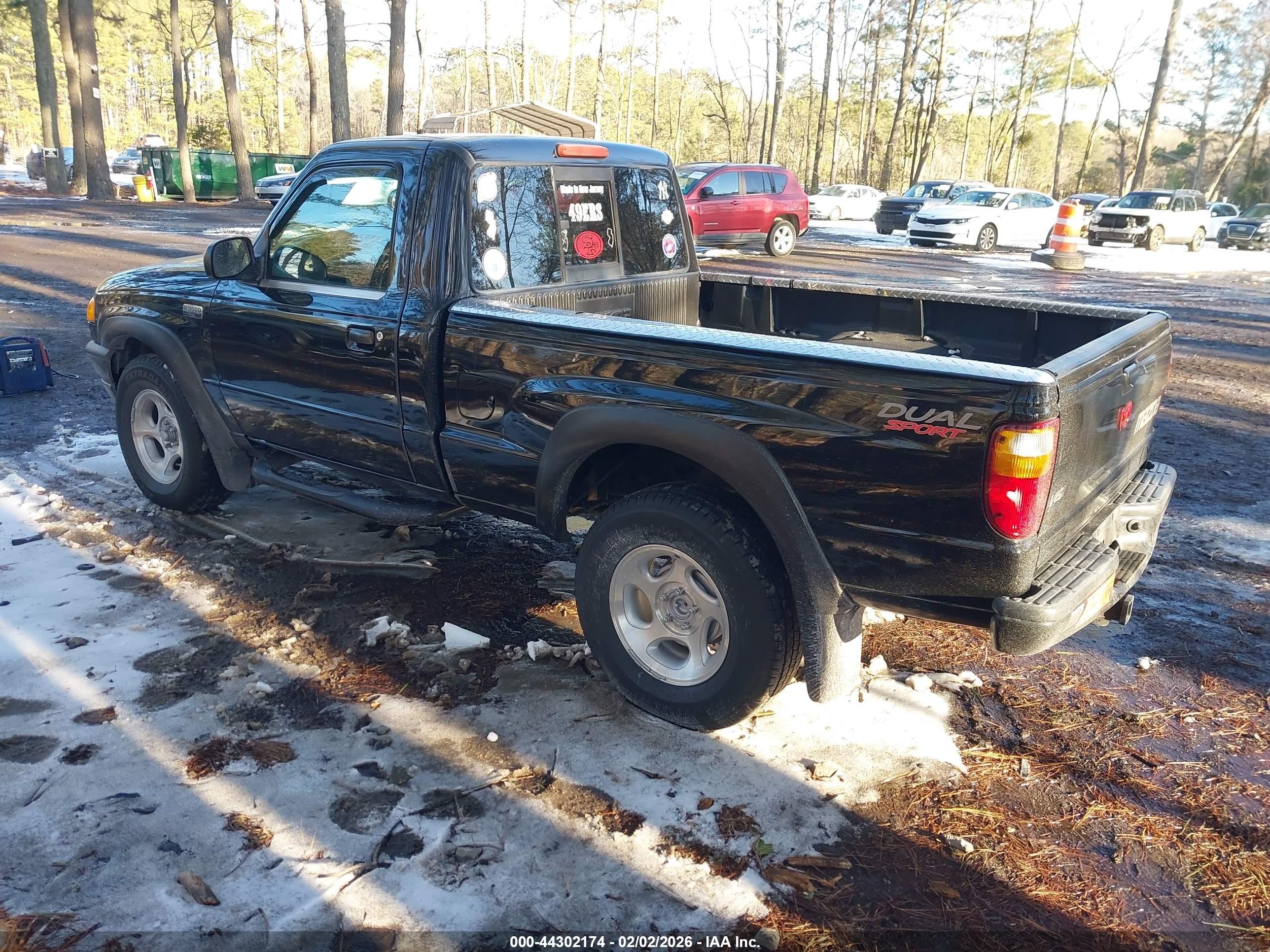 2004 Mazda B3000 Ds Черный vin: 4F4YR12U64TM01577