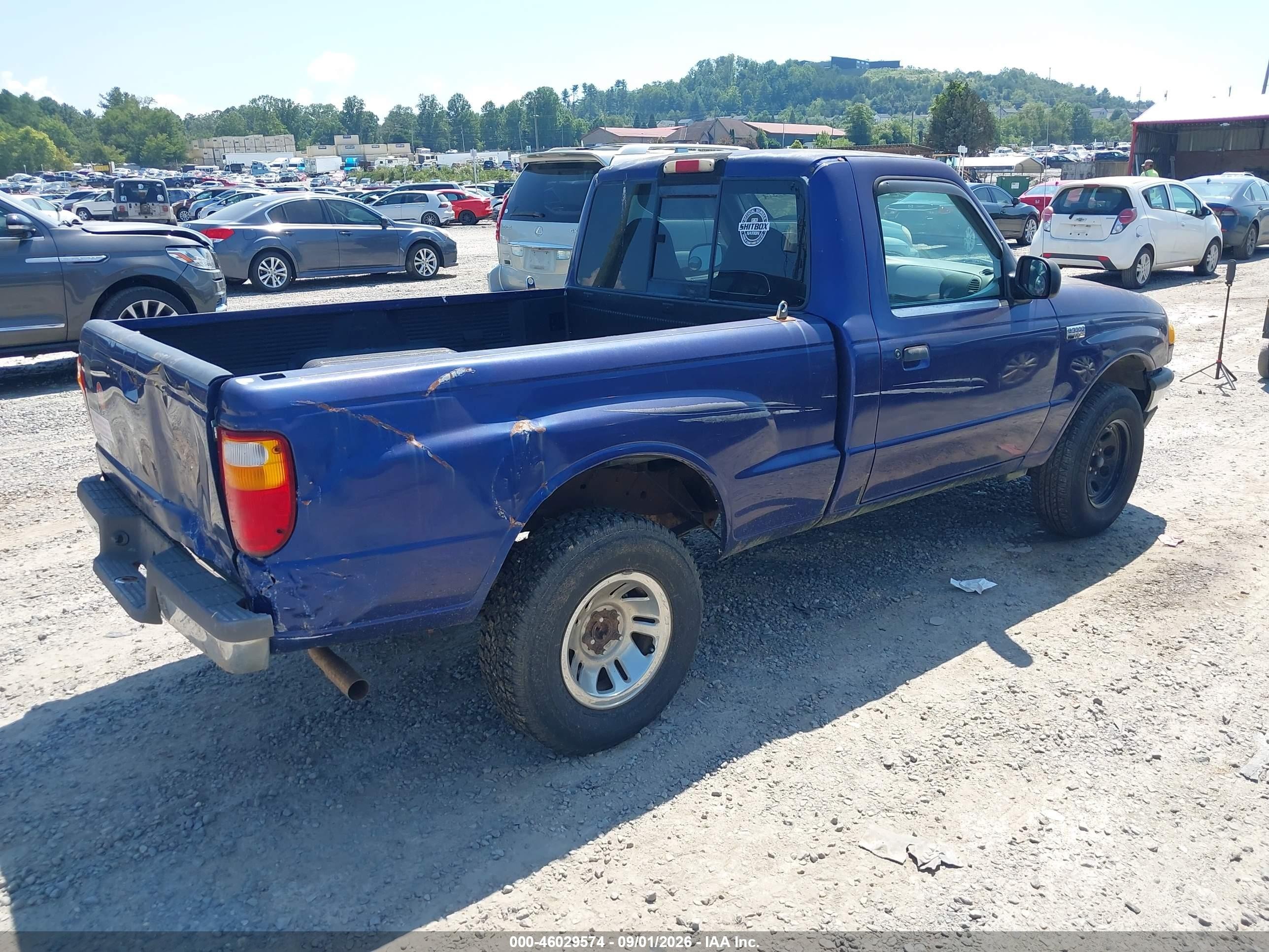 2001 Mazda B3000 Ds/se Purple vin: 4F4YR12U91TM12987