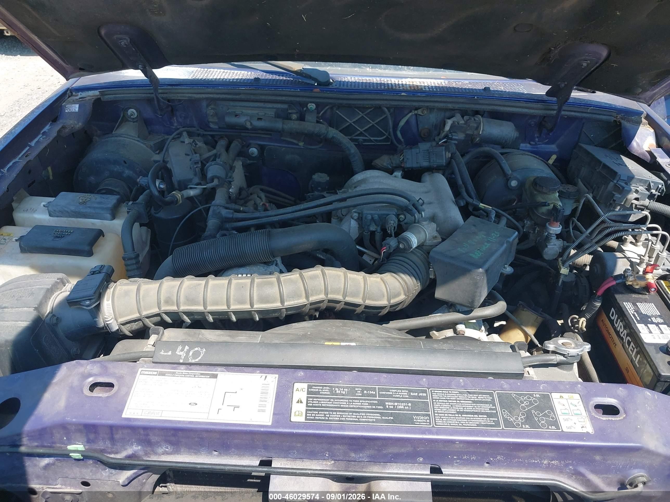 2001 Mazda B3000 Ds/se Purple vin: 4F4YR12U91TM12987