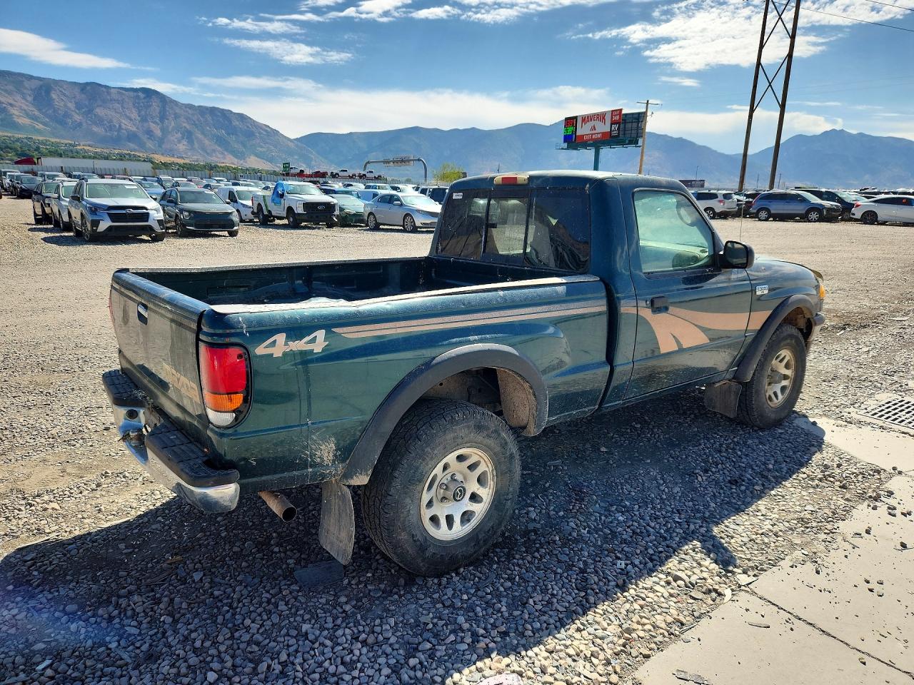 1998 Mazda B3000 Green vin: 4F4YR13U0WTM10714