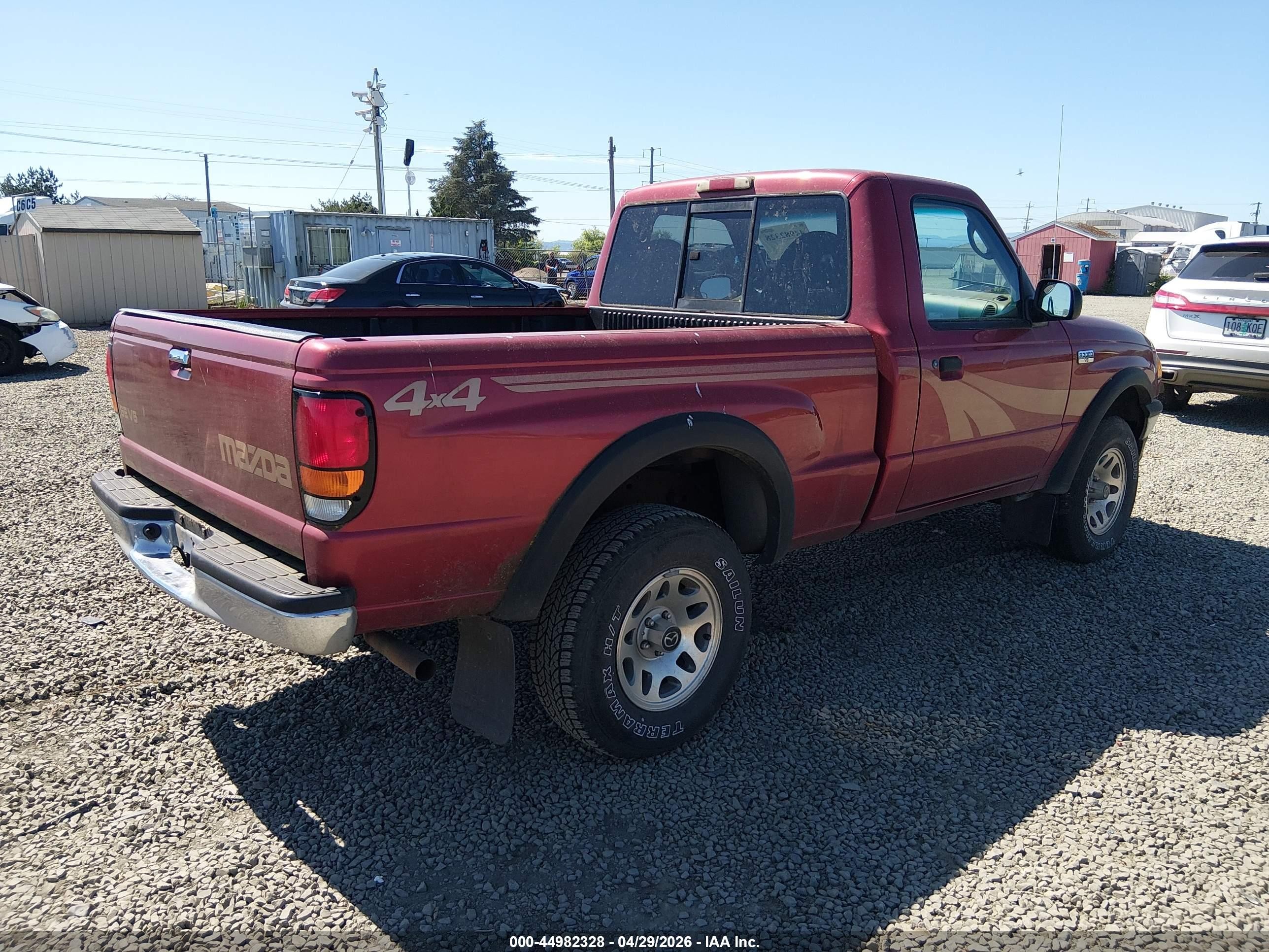 1998 Mazda B3000 Se/sx Красный vin: 4F4YR13U5WTM11969