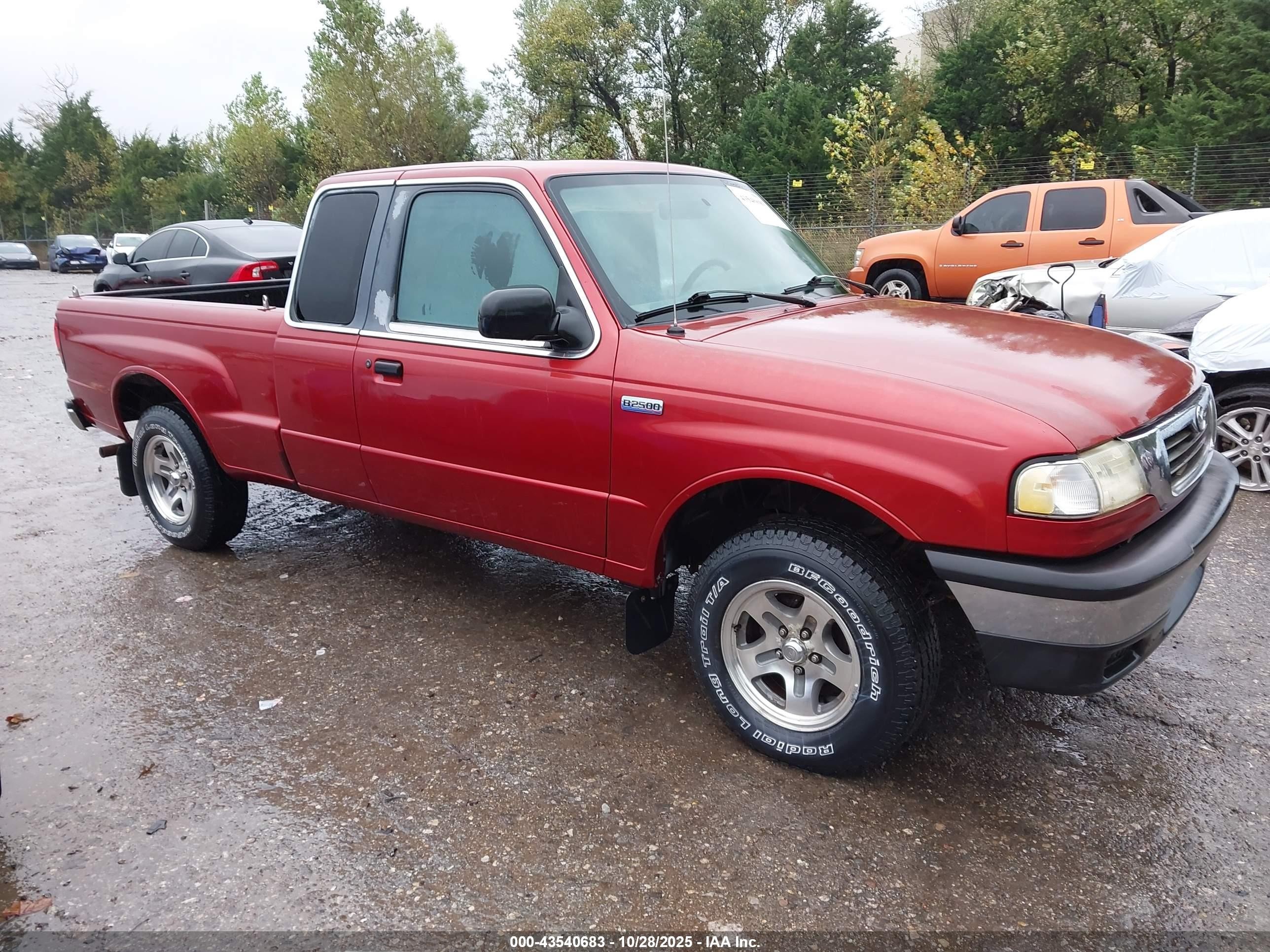 1999 Mazda B2500 Se Темно-бордовый vin: 4F4YR16C0XTM47542