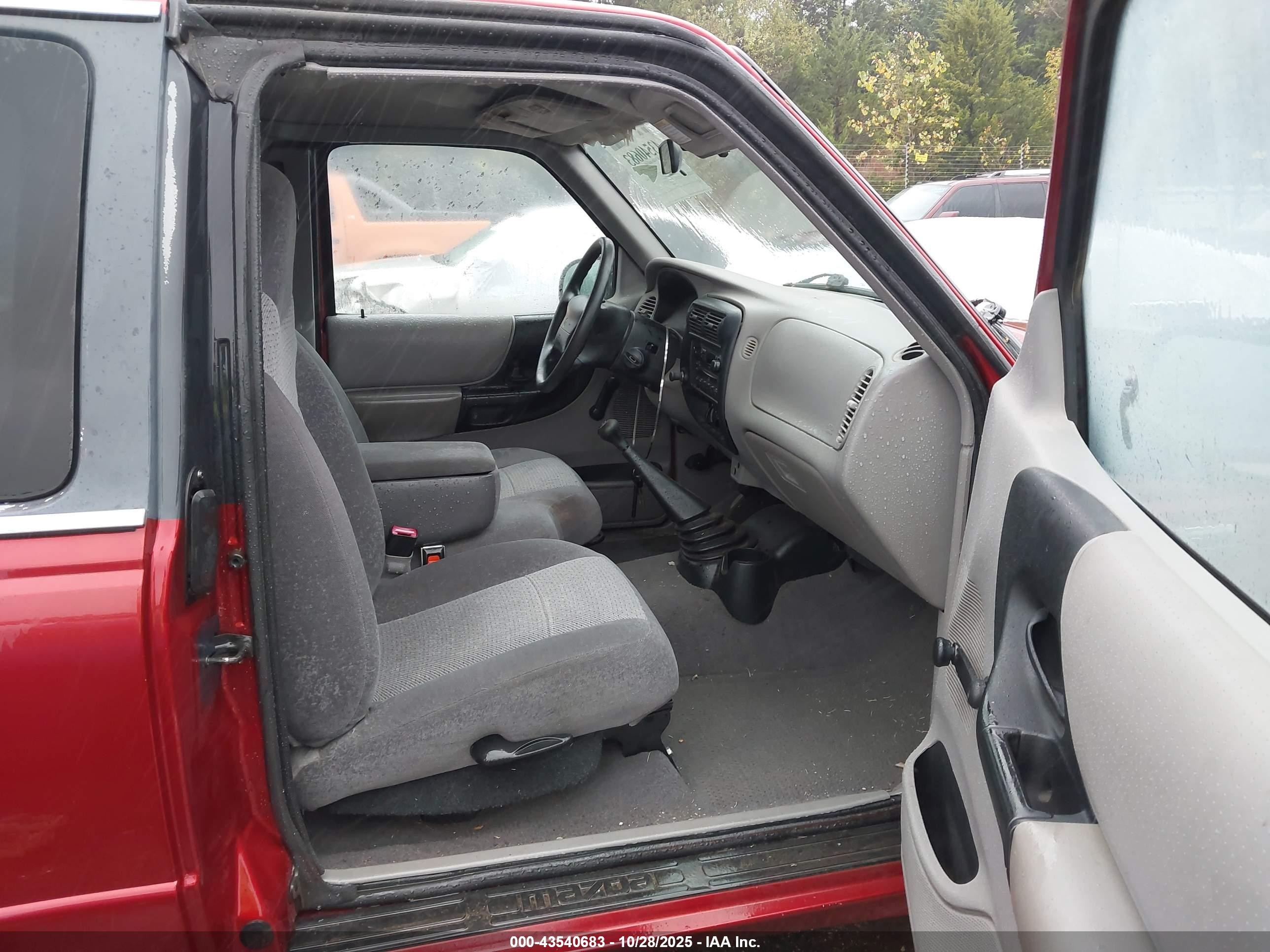 1999 Mazda B2500 Se Maroon vin: 4F4YR16C0XTM47542