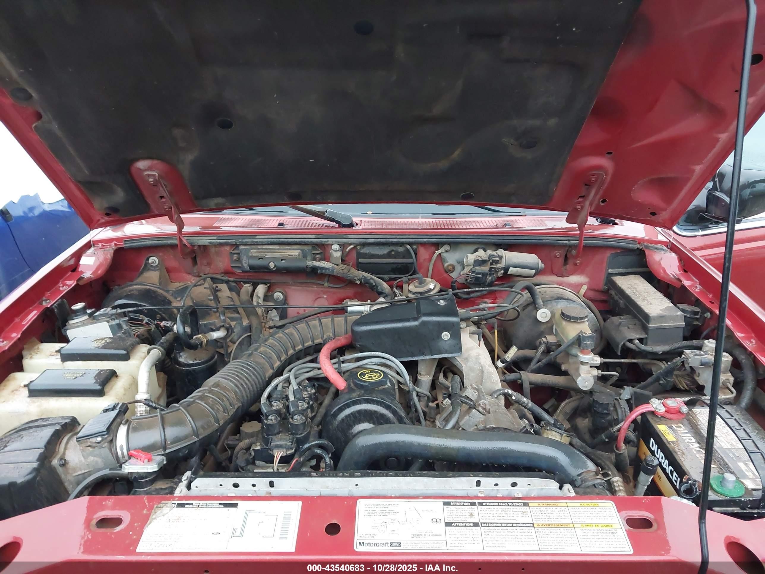 1999 Mazda B2500 Se Maroon vin: 4F4YR16C0XTM47542