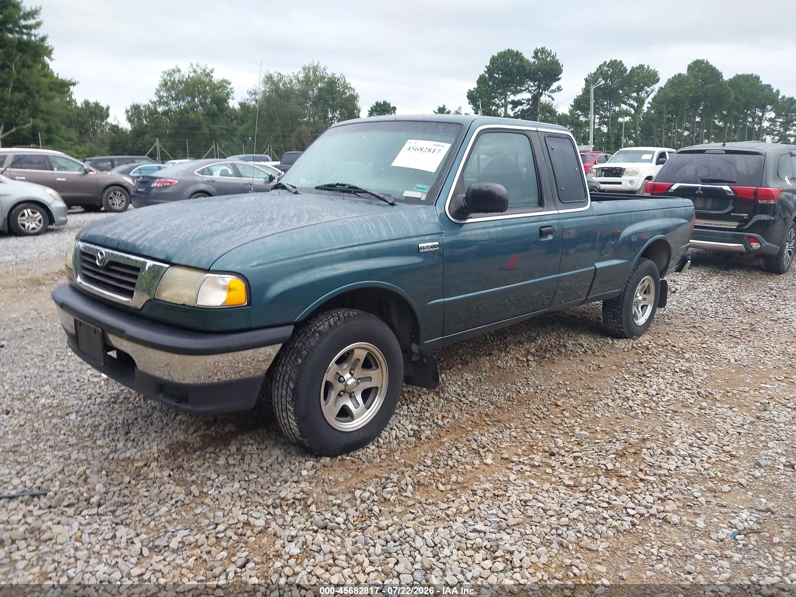 1998 Mazda B2500 Se Зеленый vin: 4F4YR16C1WTM27802