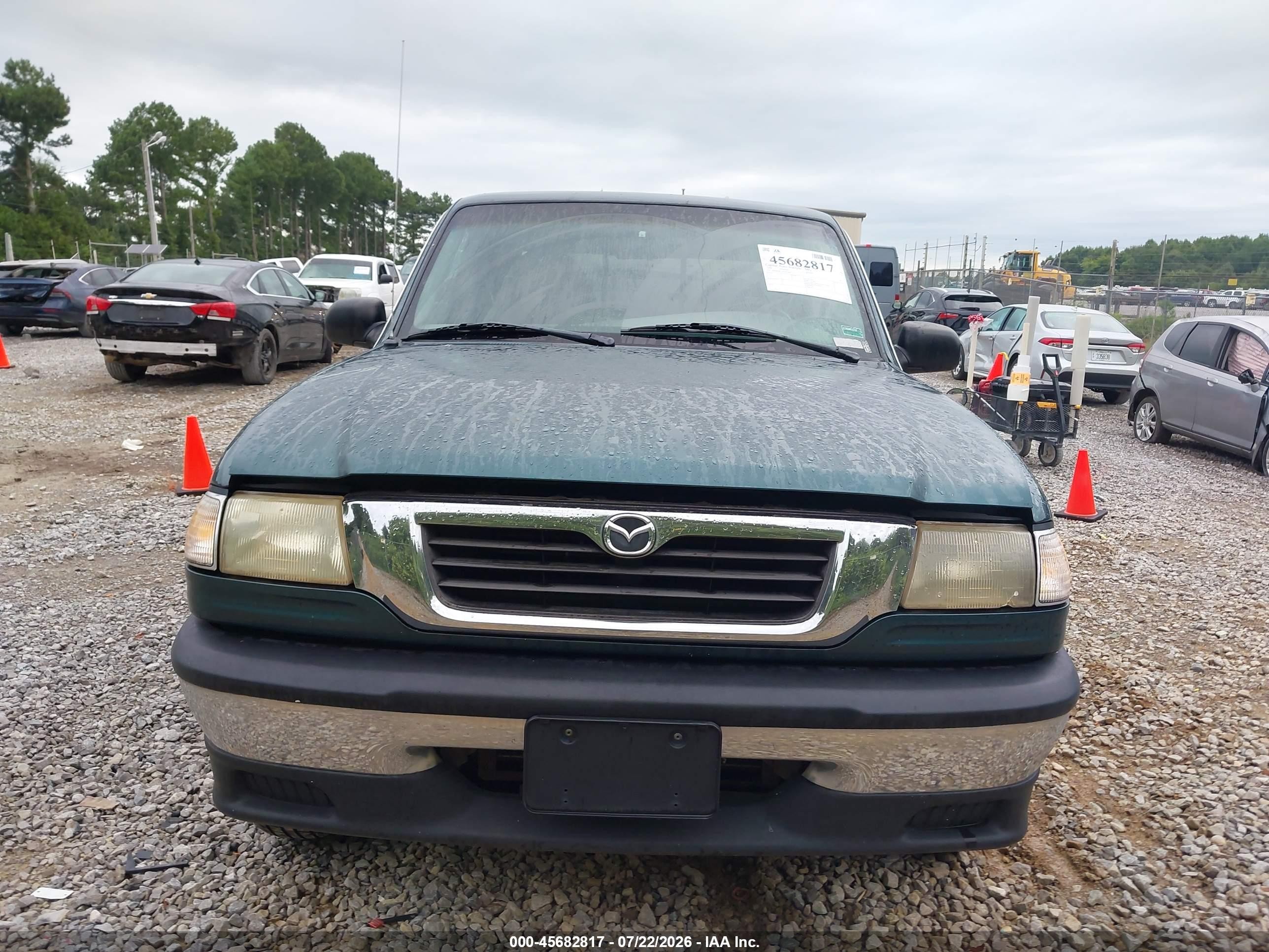 1998 Mazda B2500 Se Зеленый vin: 4F4YR16C1WTM27802
