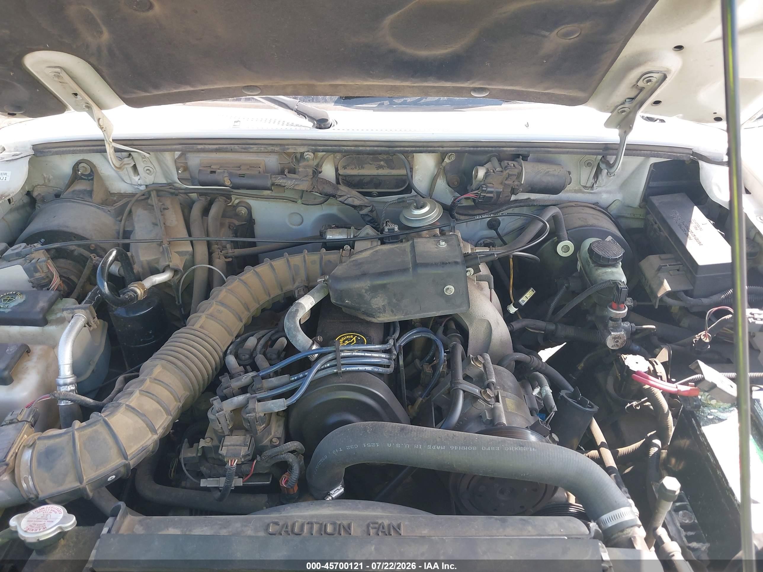 1999 Mazda B2500 Se White vin: 4F4YR16C1XTM46626