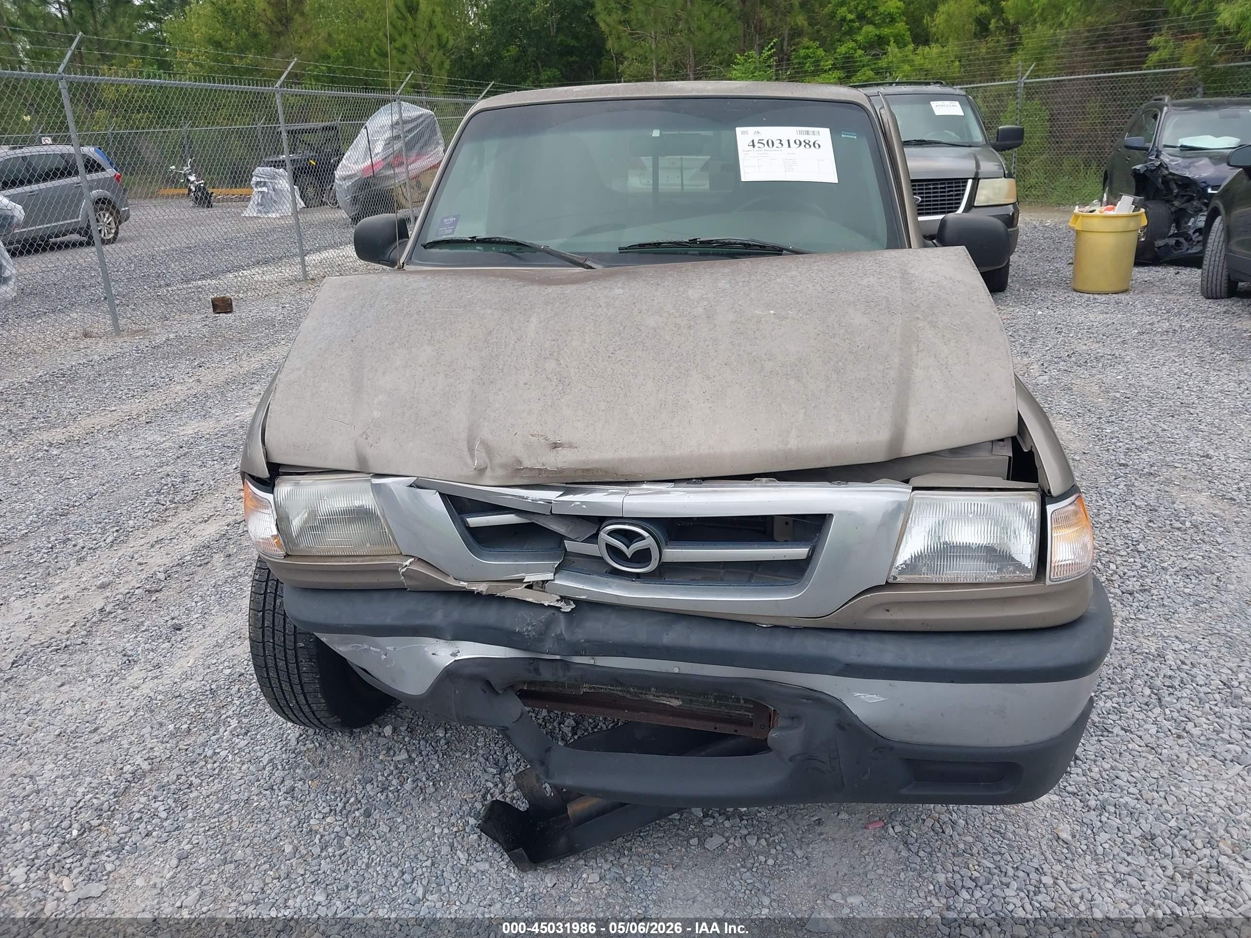 2004 Mazda B2300 Se Brown vin: 4F4YR16D14TM00914