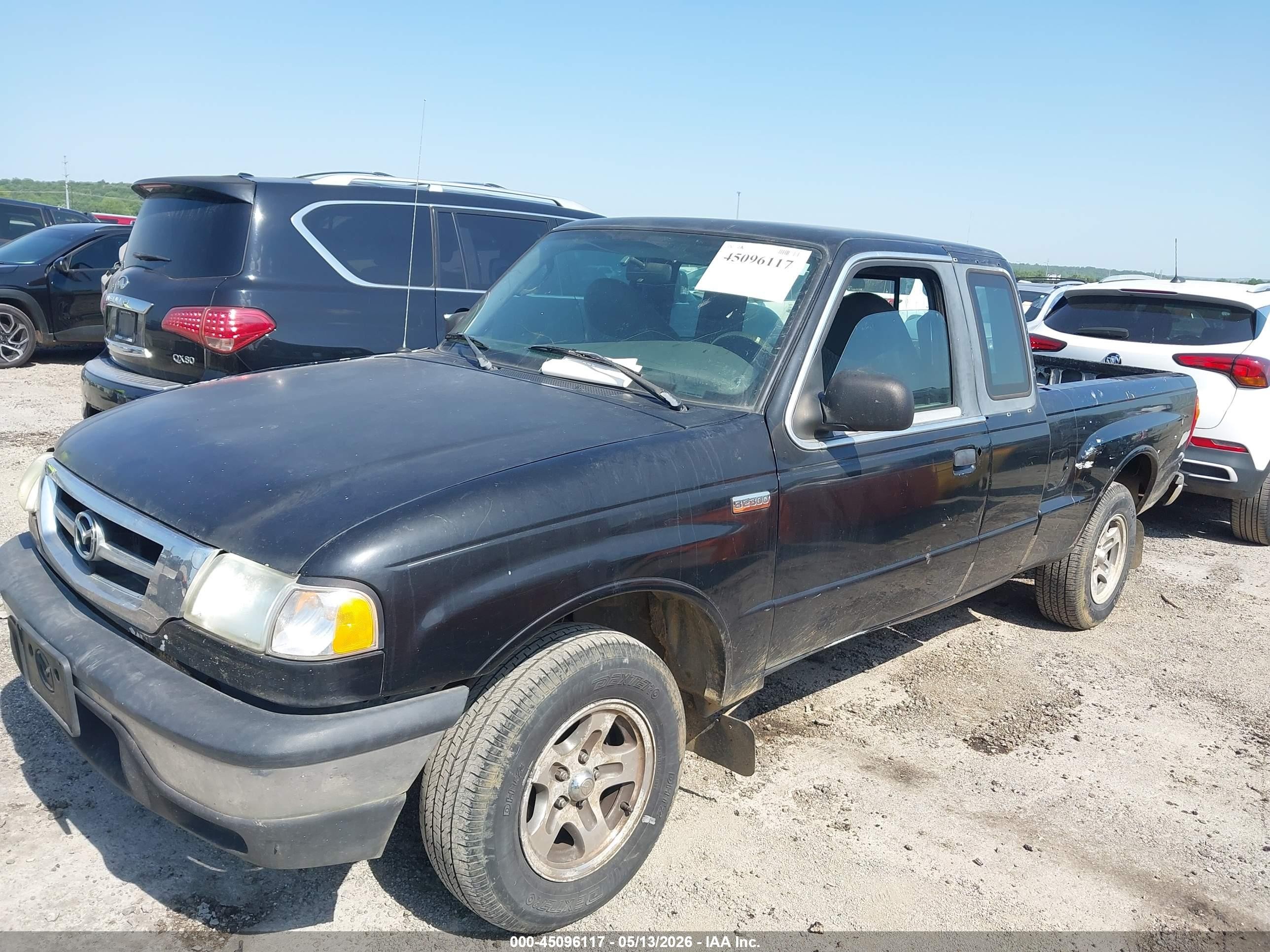 2003 Mazda B2300 Se Black vin: 4F4YR16D53TM10652