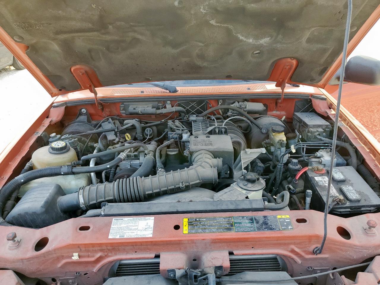 2004 Mazda B2300 Cab Plus Orange vin: 4F4YR16D94TM04581