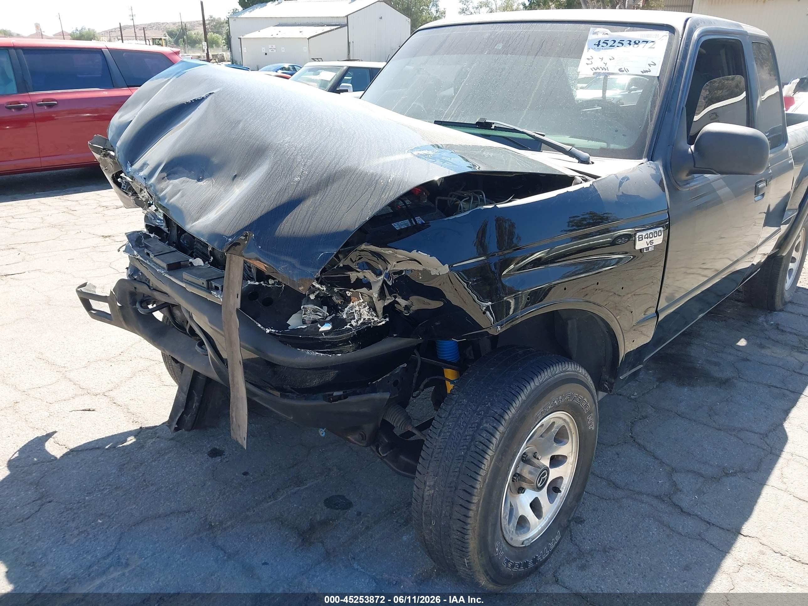 2001 Mazda B3000 Ds/se Black vin: 4F4YR16E01TM08166
