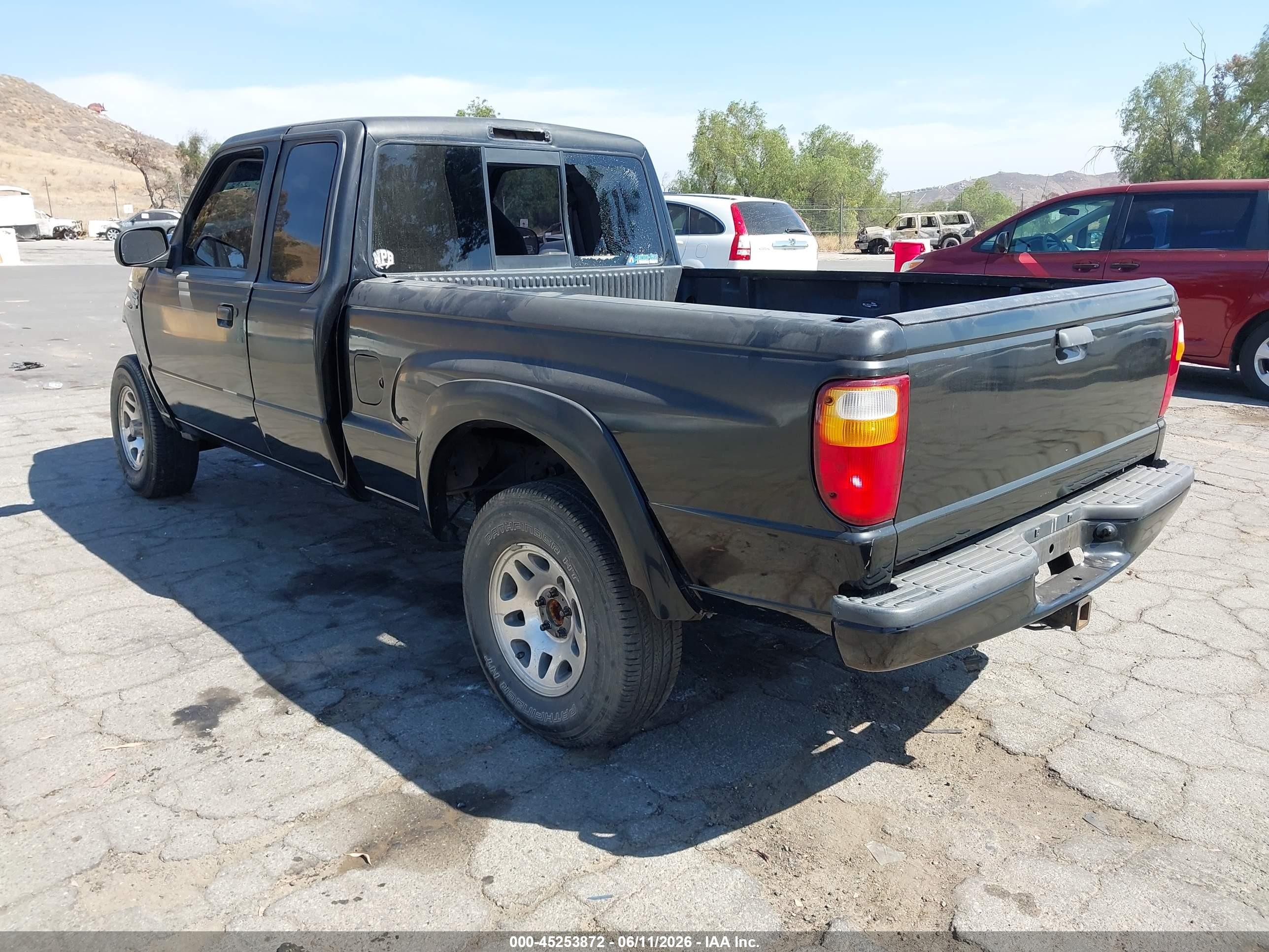 2001 Mazda B3000 Ds/se Black vin: 4F4YR16E01TM08166
