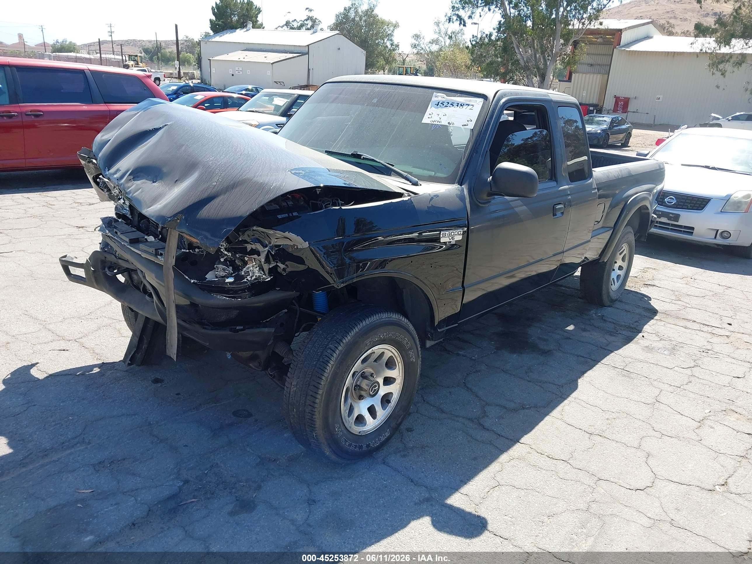 2001 Mazda B3000 Ds/se Black vin: 4F4YR16E01TM08166