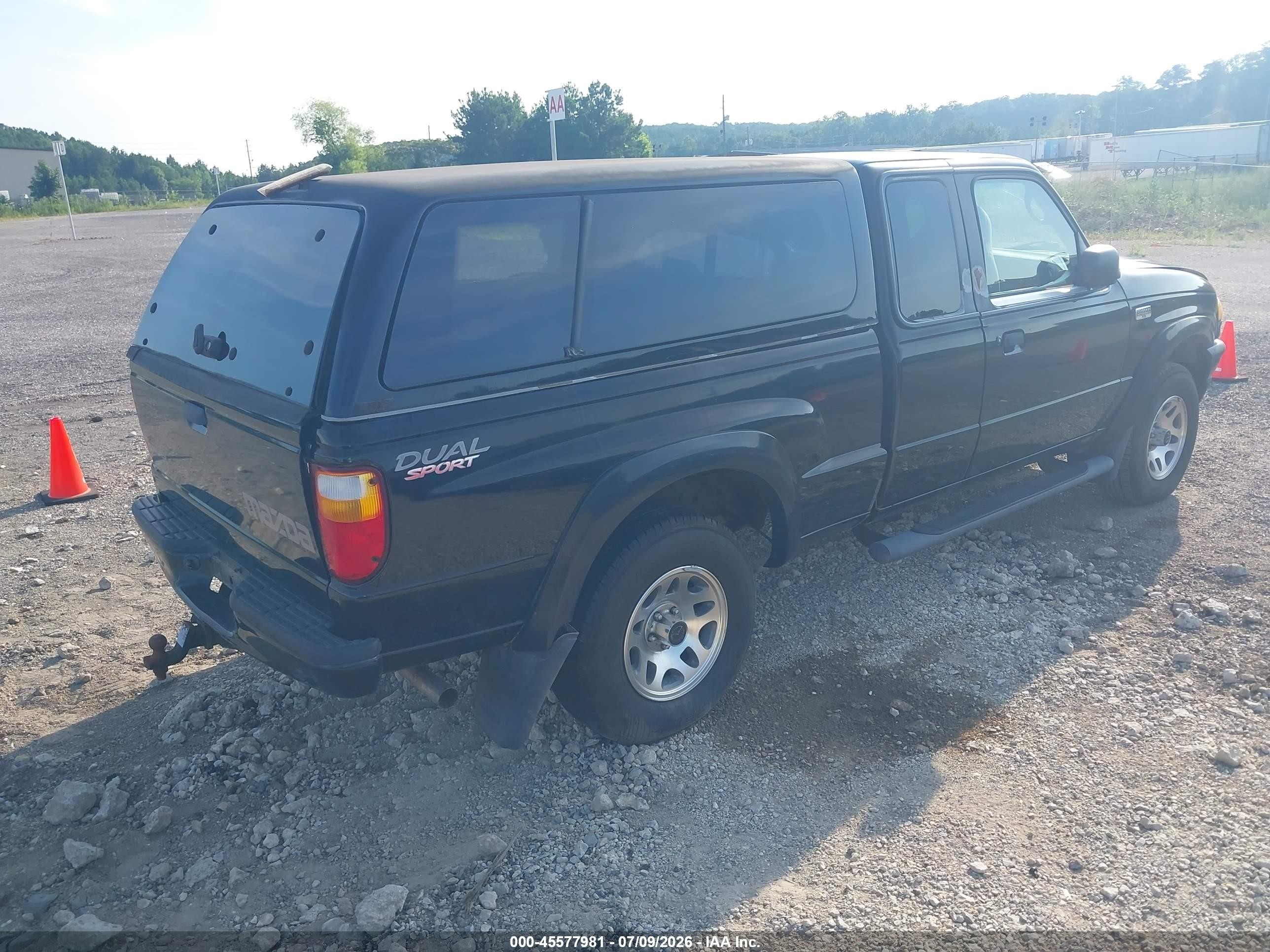 2001 Mazda B3000 Ds/se Black vin: 4F4YR16E01TM19460