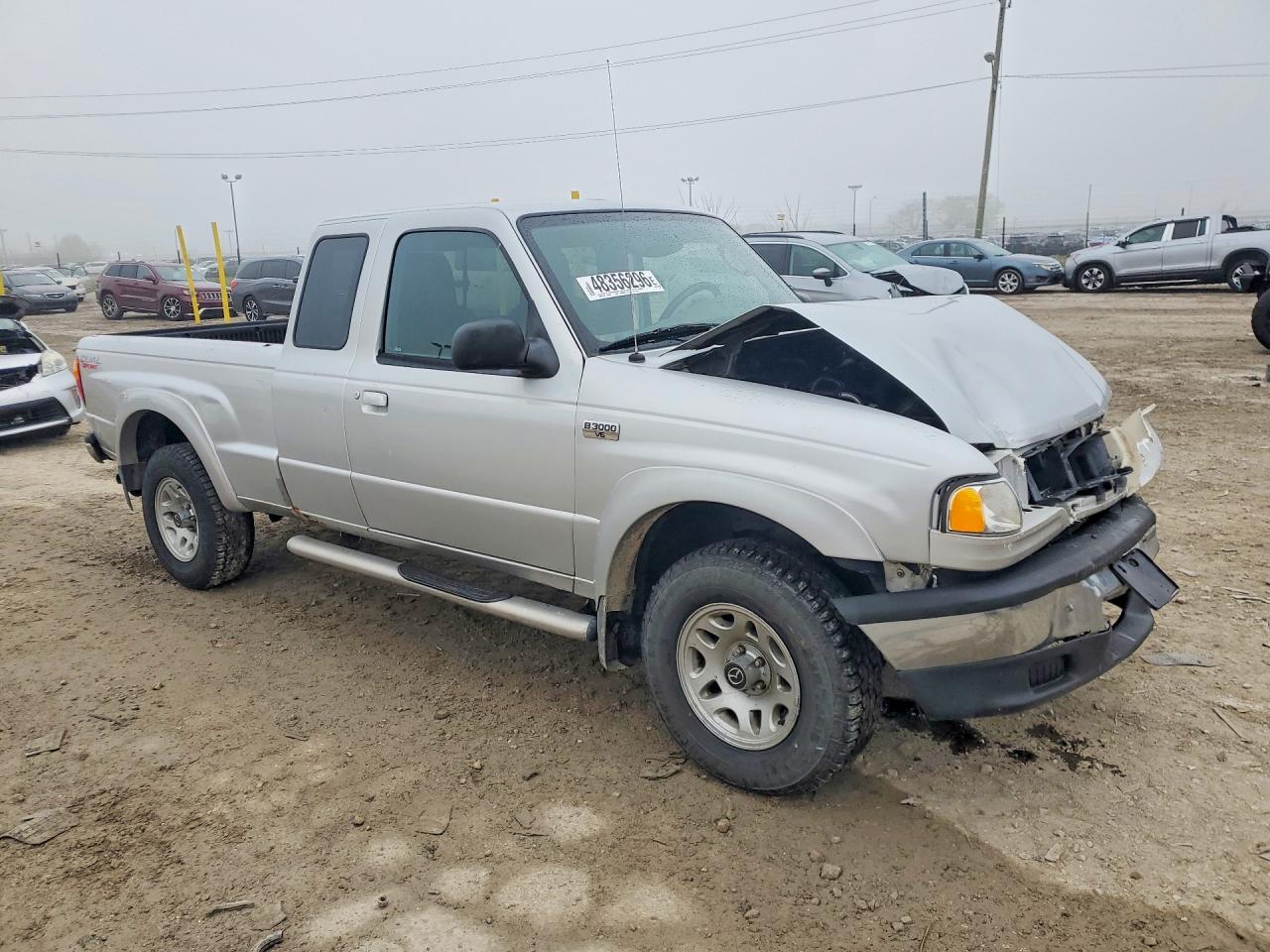 2004 Mazda B3000 Cab Plus Silver vin: 4F4YR16U04TM12522