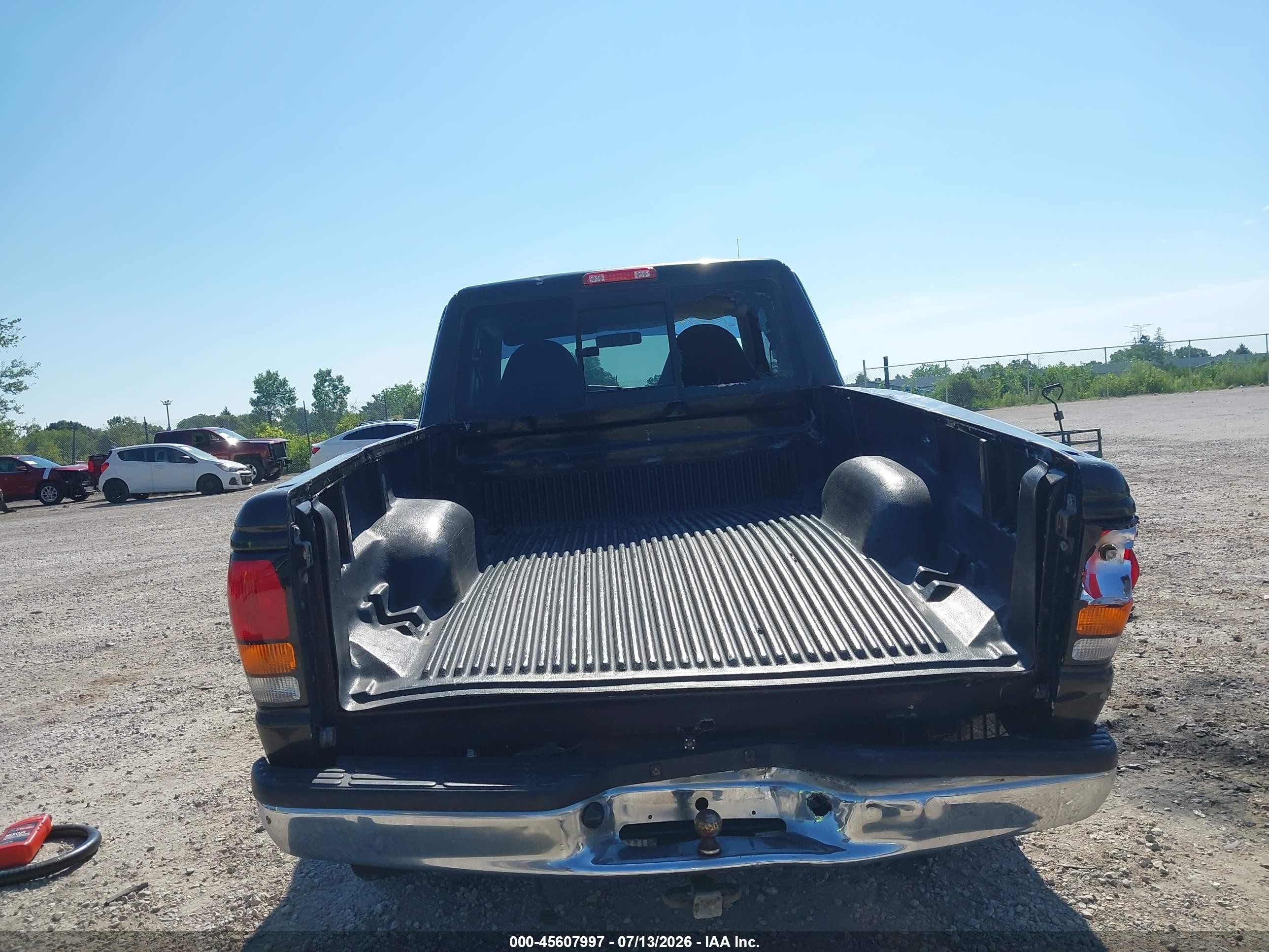 2001 Mazda B3000 Ds/se Black vin: 4F4YR16U11TM01735