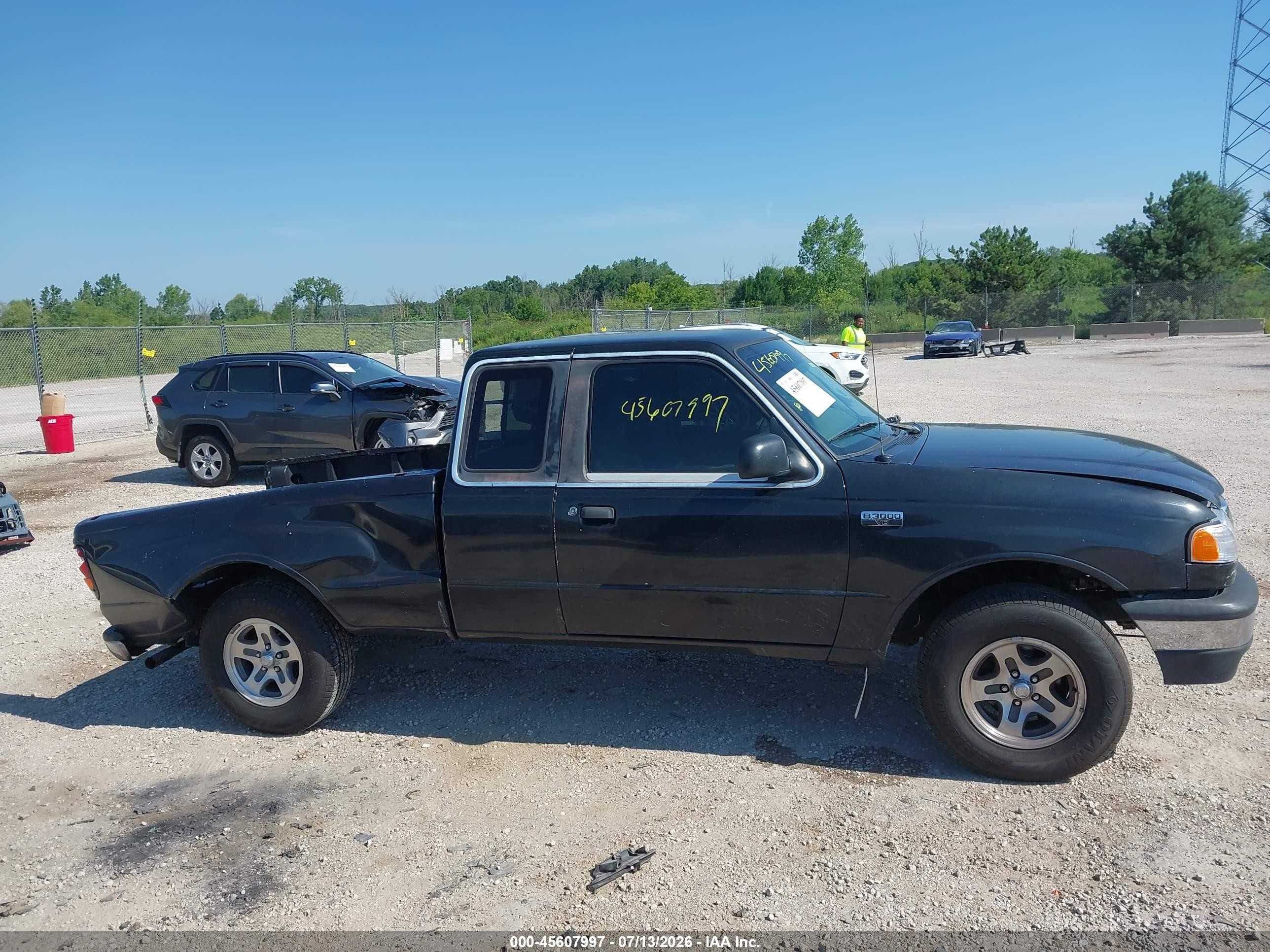 2001 Mazda B3000 Ds/se Black vin: 4F4YR16U11TM01735