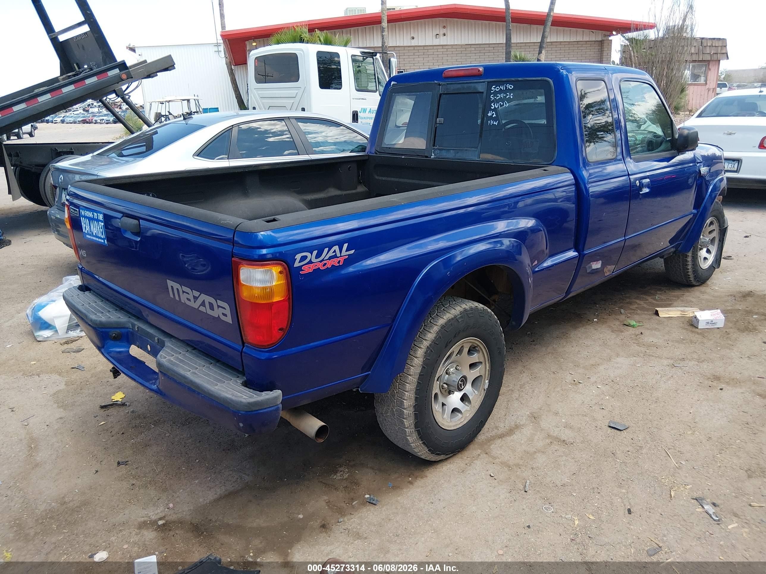 2004 Mazda B3000 Ds Синий vin: 4F4YR16U14TM00699