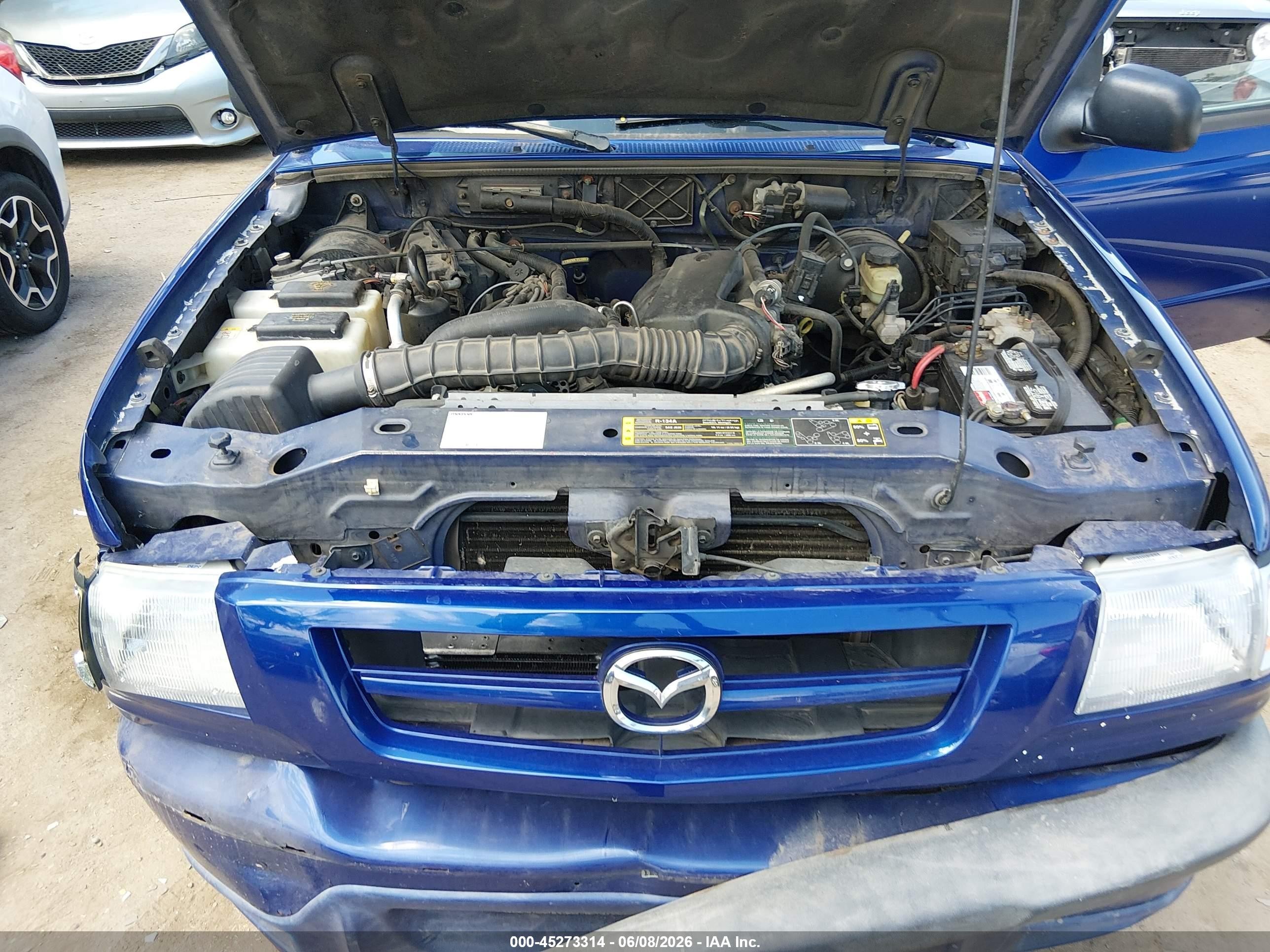 2004 Mazda B3000 Ds Синий vin: 4F4YR16U14TM00699