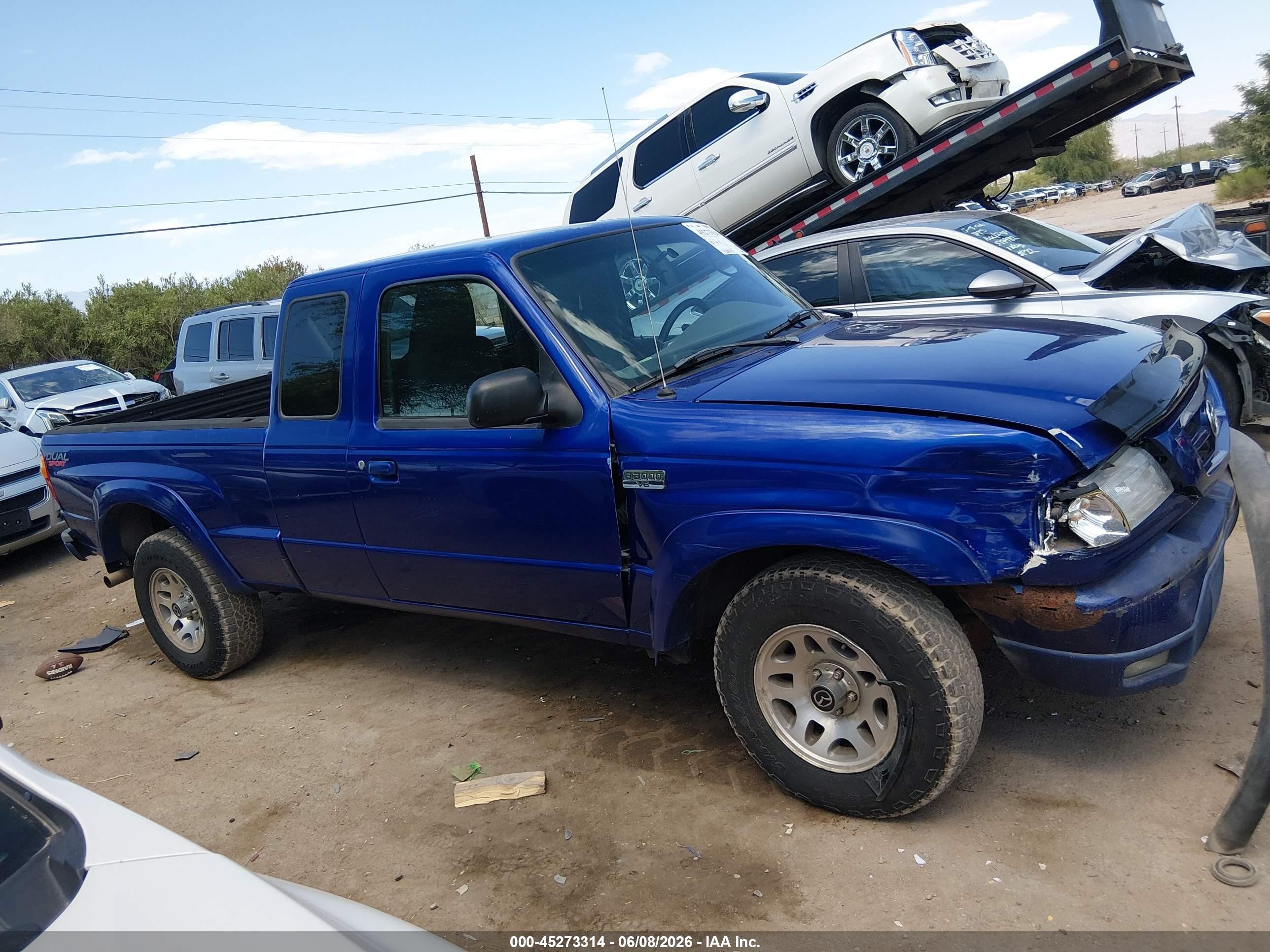2004 Mazda B3000 Ds Синий vin: 4F4YR16U14TM00699