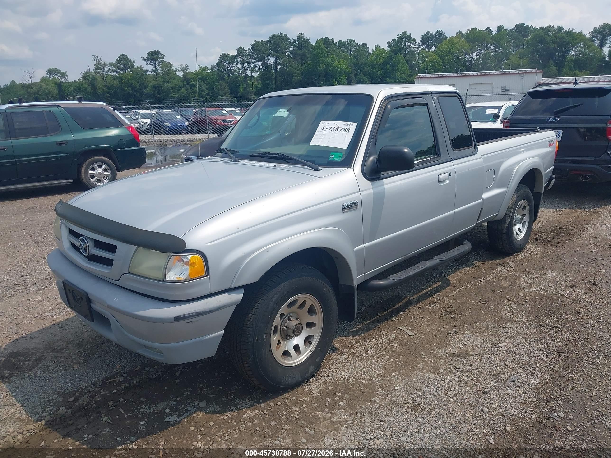 2002 Mazda B3000 Ds Silver vin: 4F4YR16U22TM05911