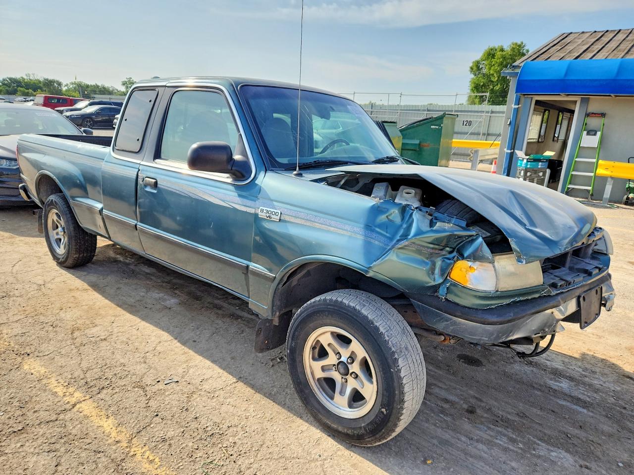 1998 Mazda B3000 Cab Plus Green vin: 4F4YR16U3WTM36736