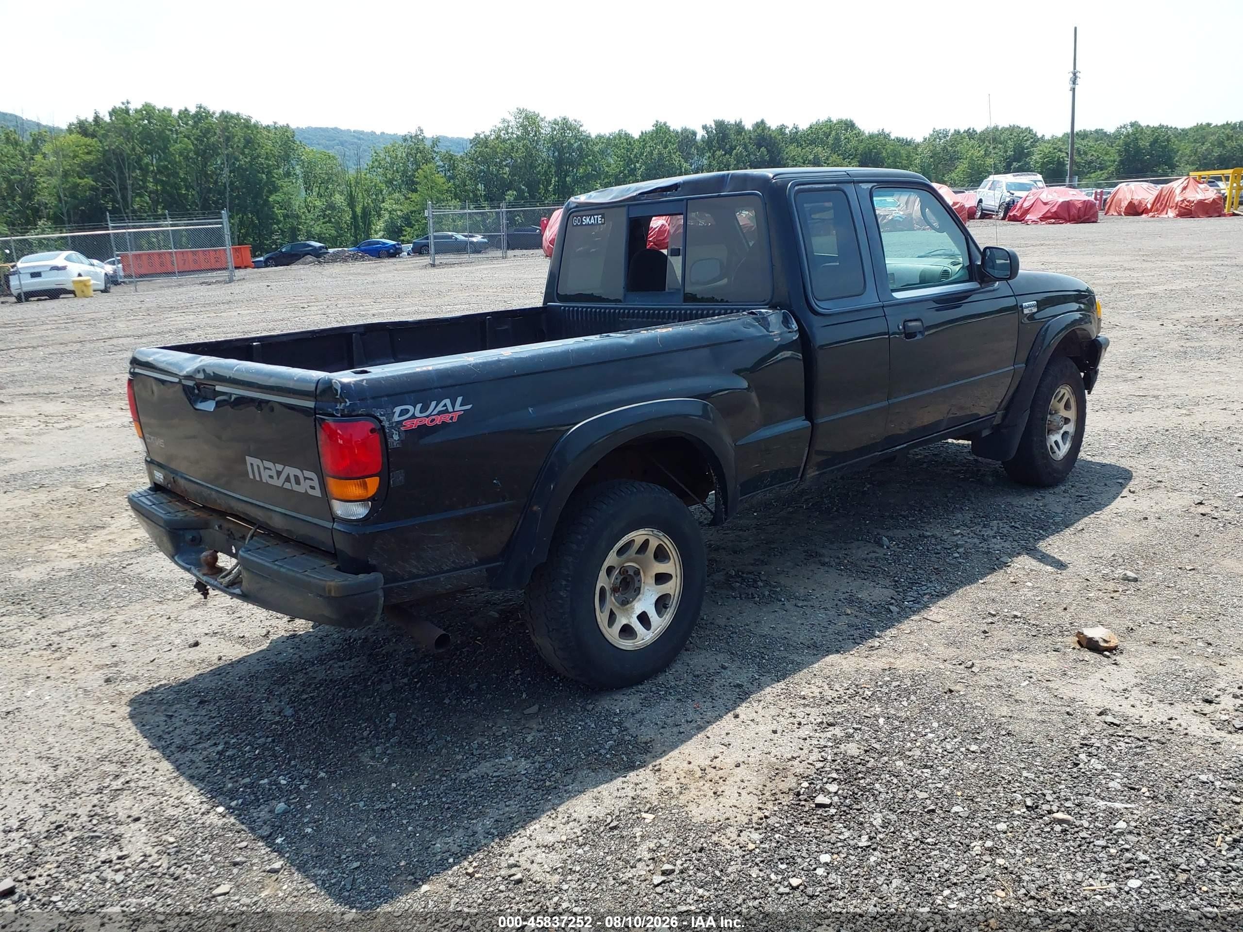 2001 Mazda B3000 Ds/se Black vin: 4F4YR16U41TM30582