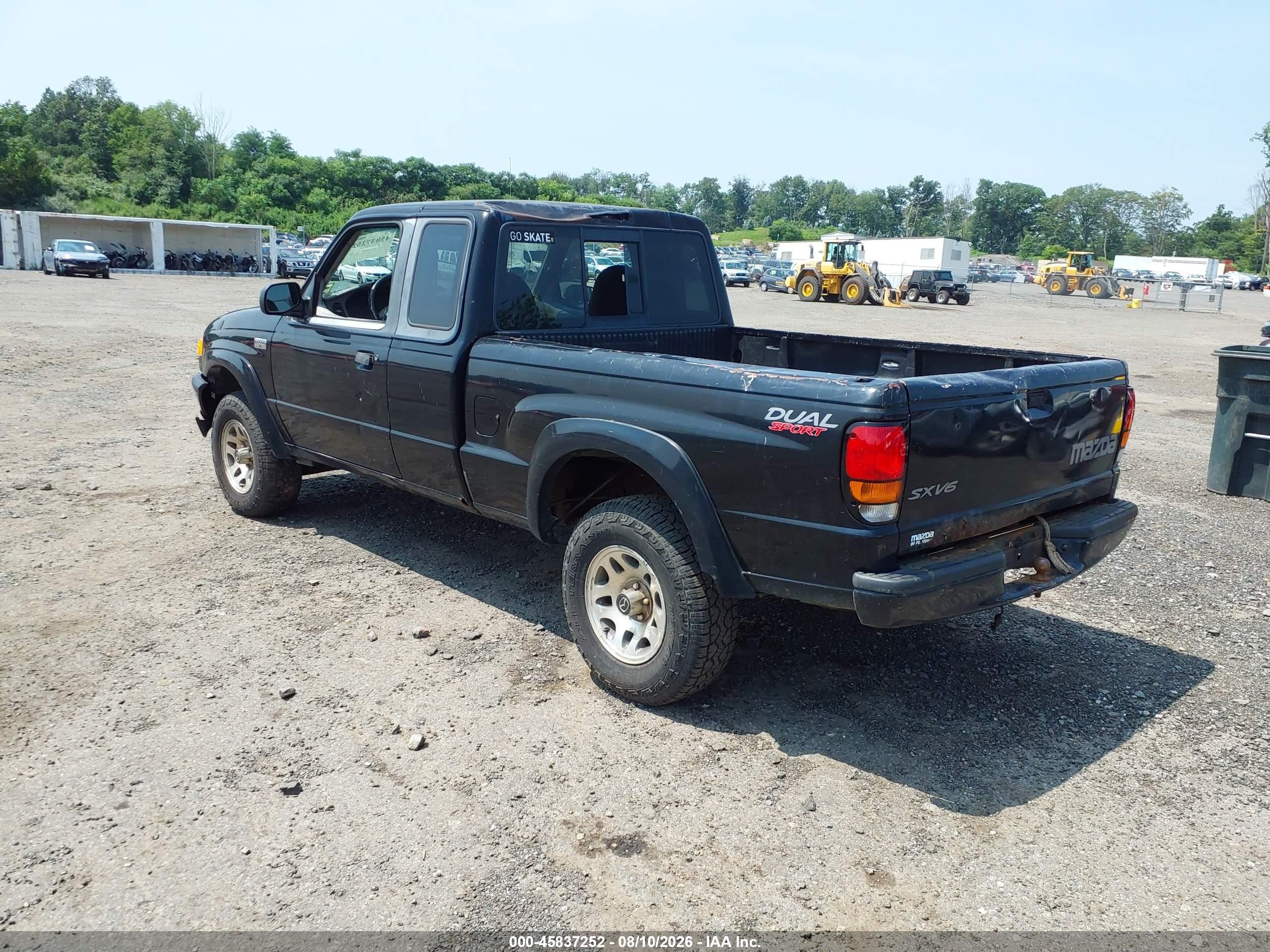 2001 Mazda B3000 Ds/se Black vin: 4F4YR16U41TM30582