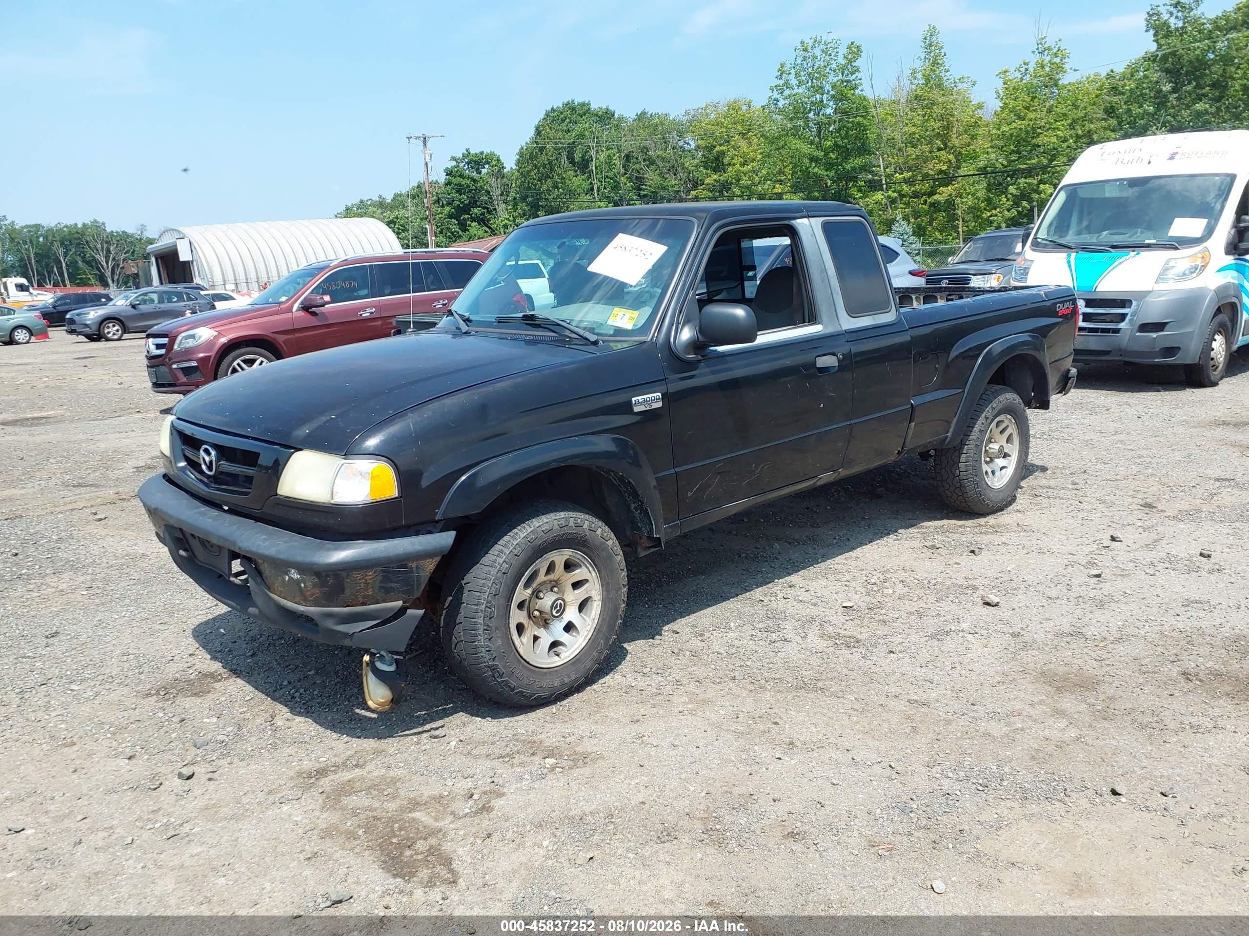 2001 Mazda B3000 Ds/se Black vin: 4F4YR16U41TM30582